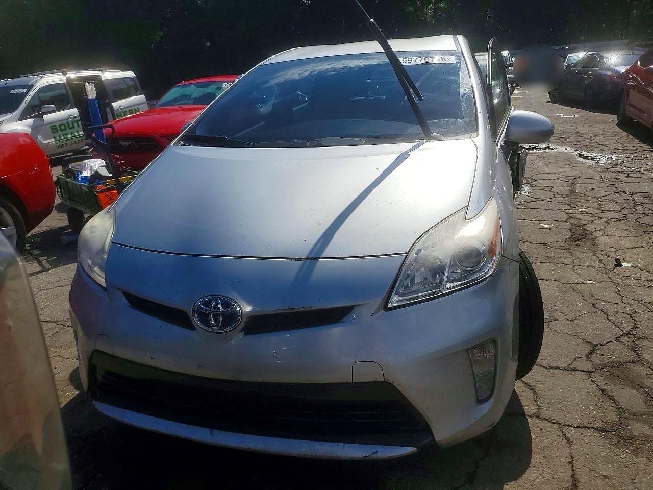 2012 Toyota Prius Three Silver vin: JTDKN3DU6C5393860