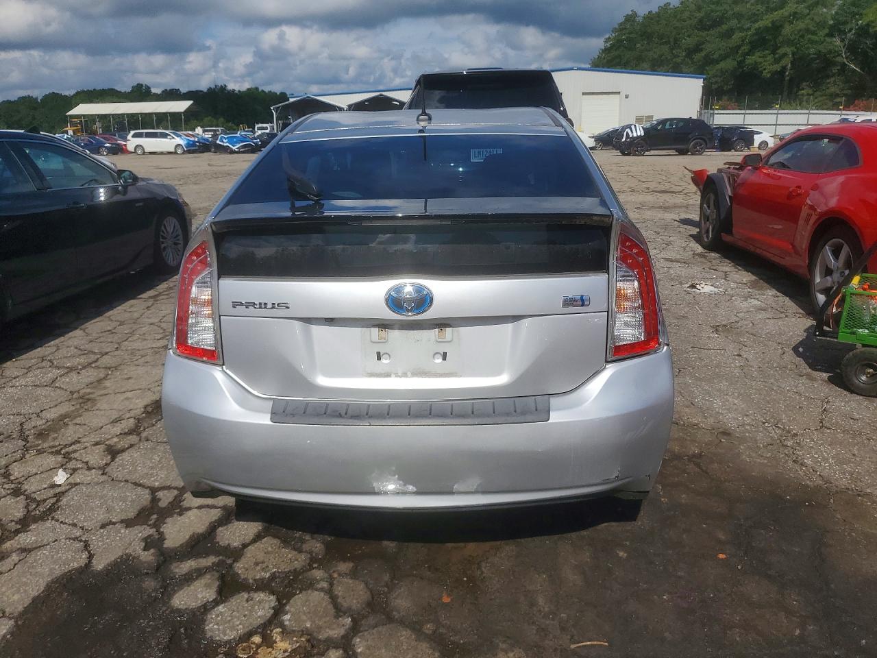 2012 Toyota Prius Three Silver vin: JTDKN3DU6C5393860