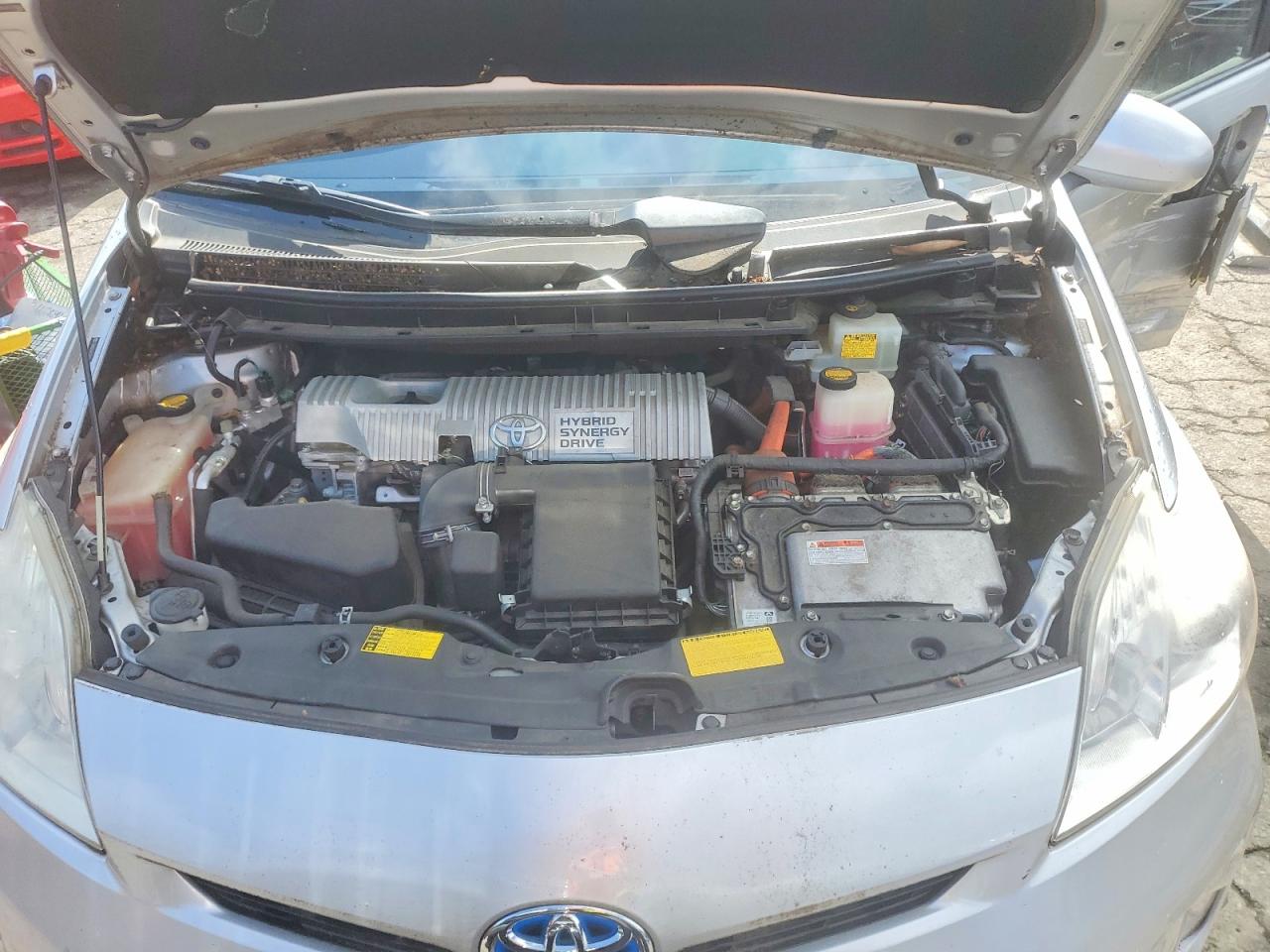 2012 Toyota Prius Three Silver vin: JTDKN3DU6C5393860