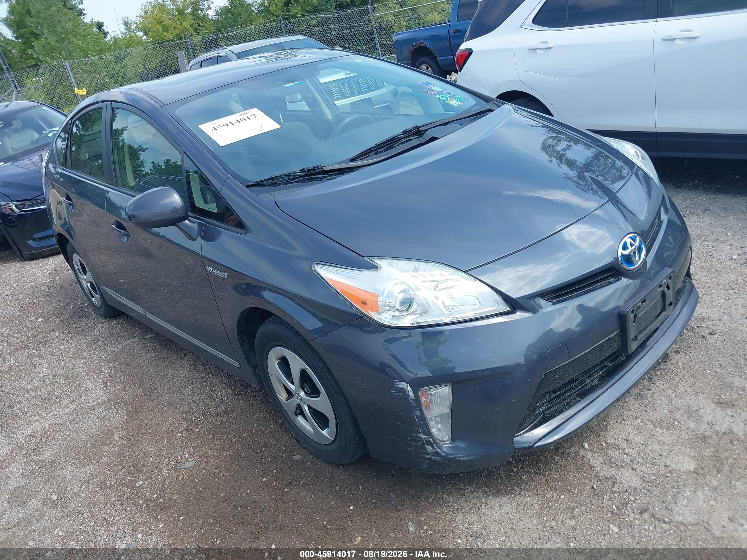 2012 Toyota Prius Two Gray vin: JTDKN3DU6C5416022