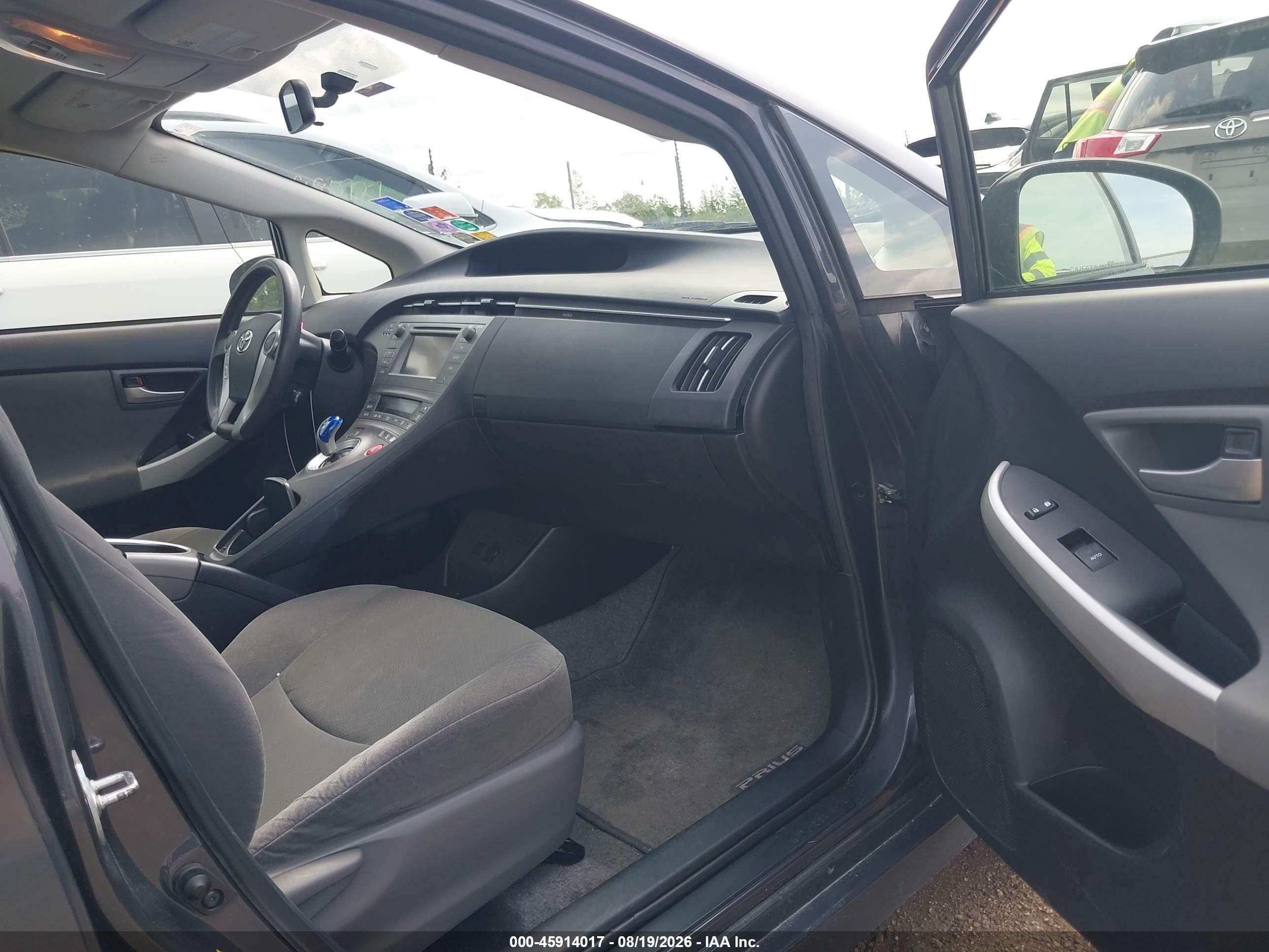 2012 Toyota Prius Two Gray vin: JTDKN3DU6C5416022