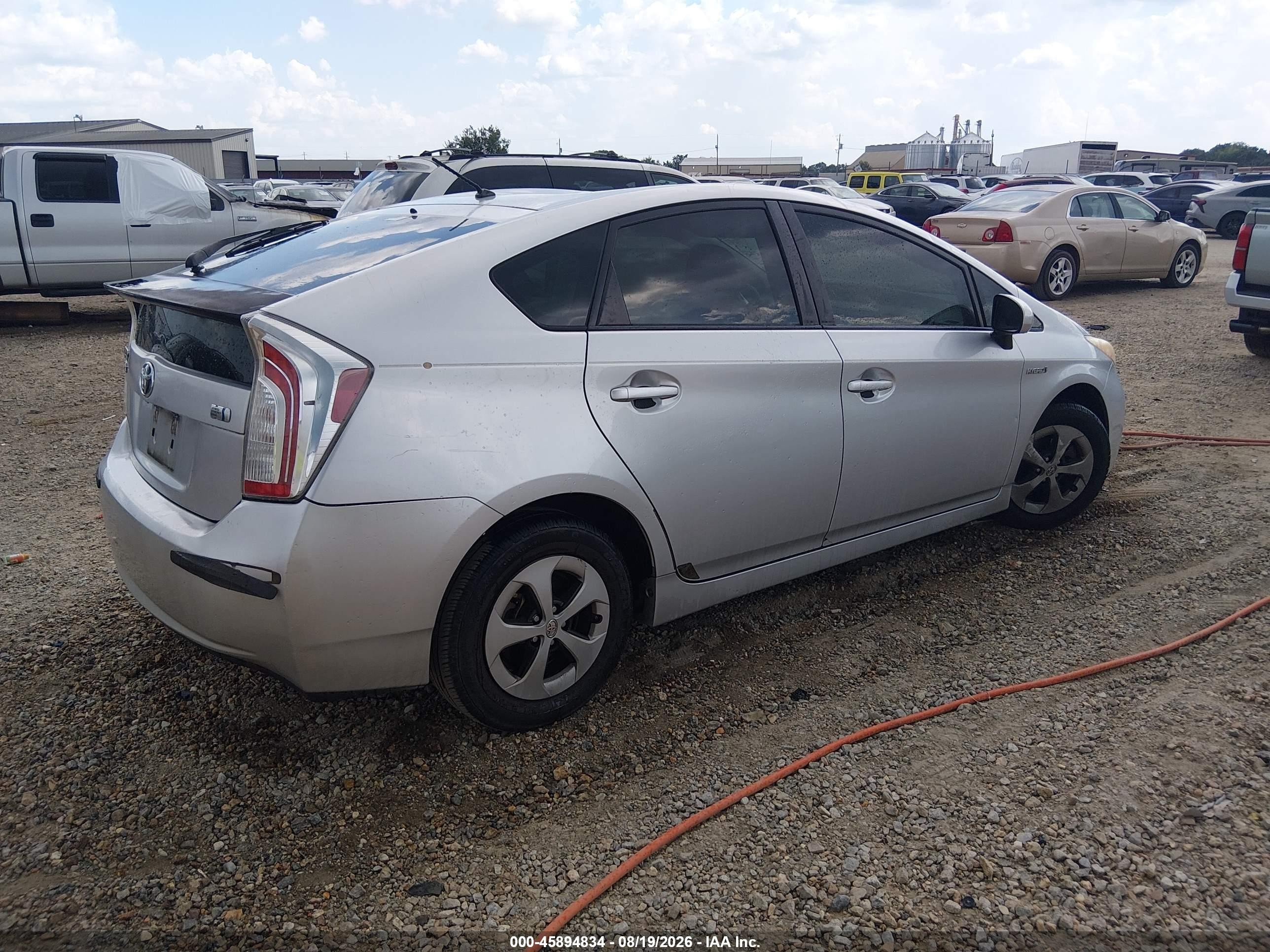 2012 Toyota Prius Two Silver vin: JTDKN3DU6C5418255