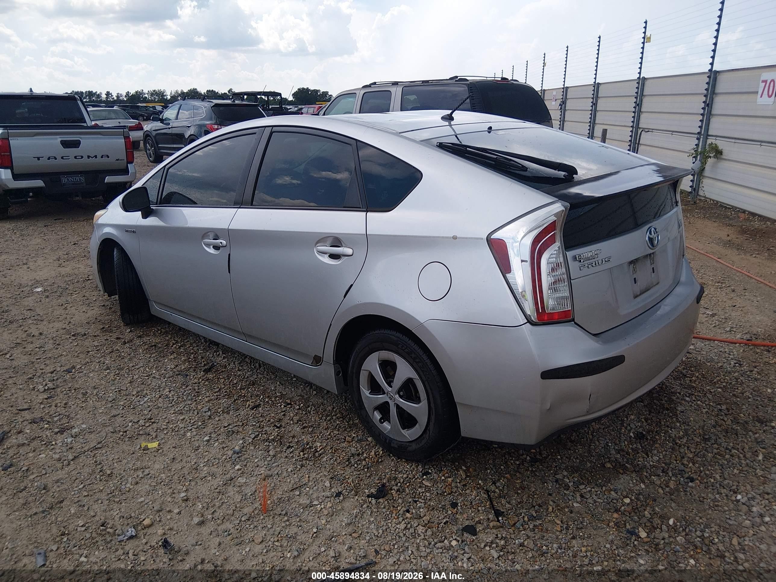 2012 Toyota Prius Two Silver vin: JTDKN3DU6C5418255