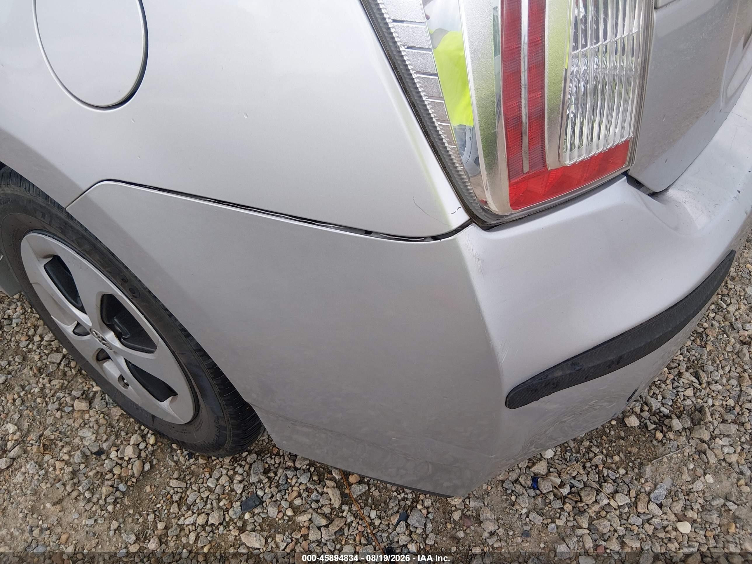 2012 Toyota Prius Two Silver vin: JTDKN3DU6C5418255