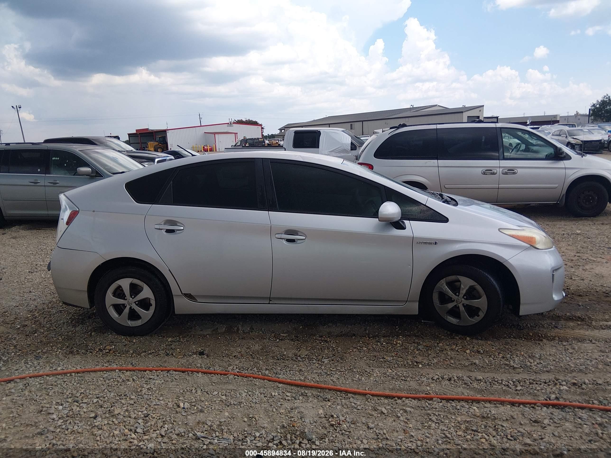 2012 Toyota Prius Two Silver vin: JTDKN3DU6C5418255