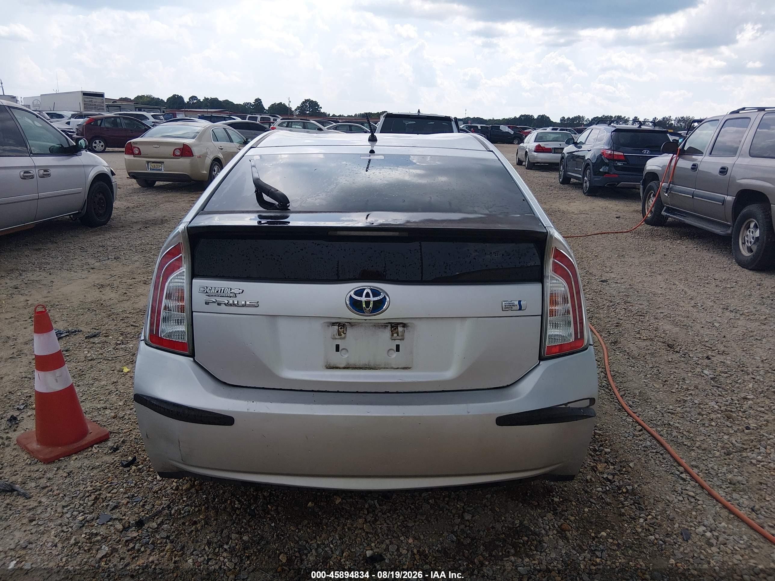 2012 Toyota Prius Two Silver vin: JTDKN3DU6C5418255