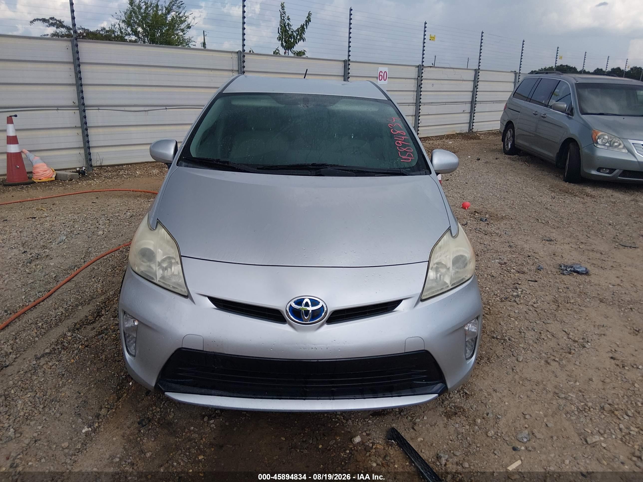 2012 Toyota Prius Two Silver vin: JTDKN3DU6C5418255