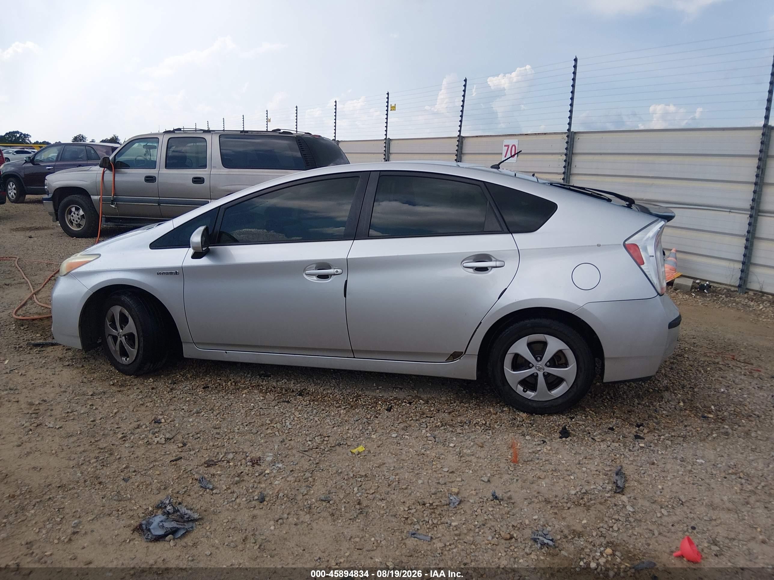 2012 Toyota Prius Two Silver vin: JTDKN3DU6C5418255