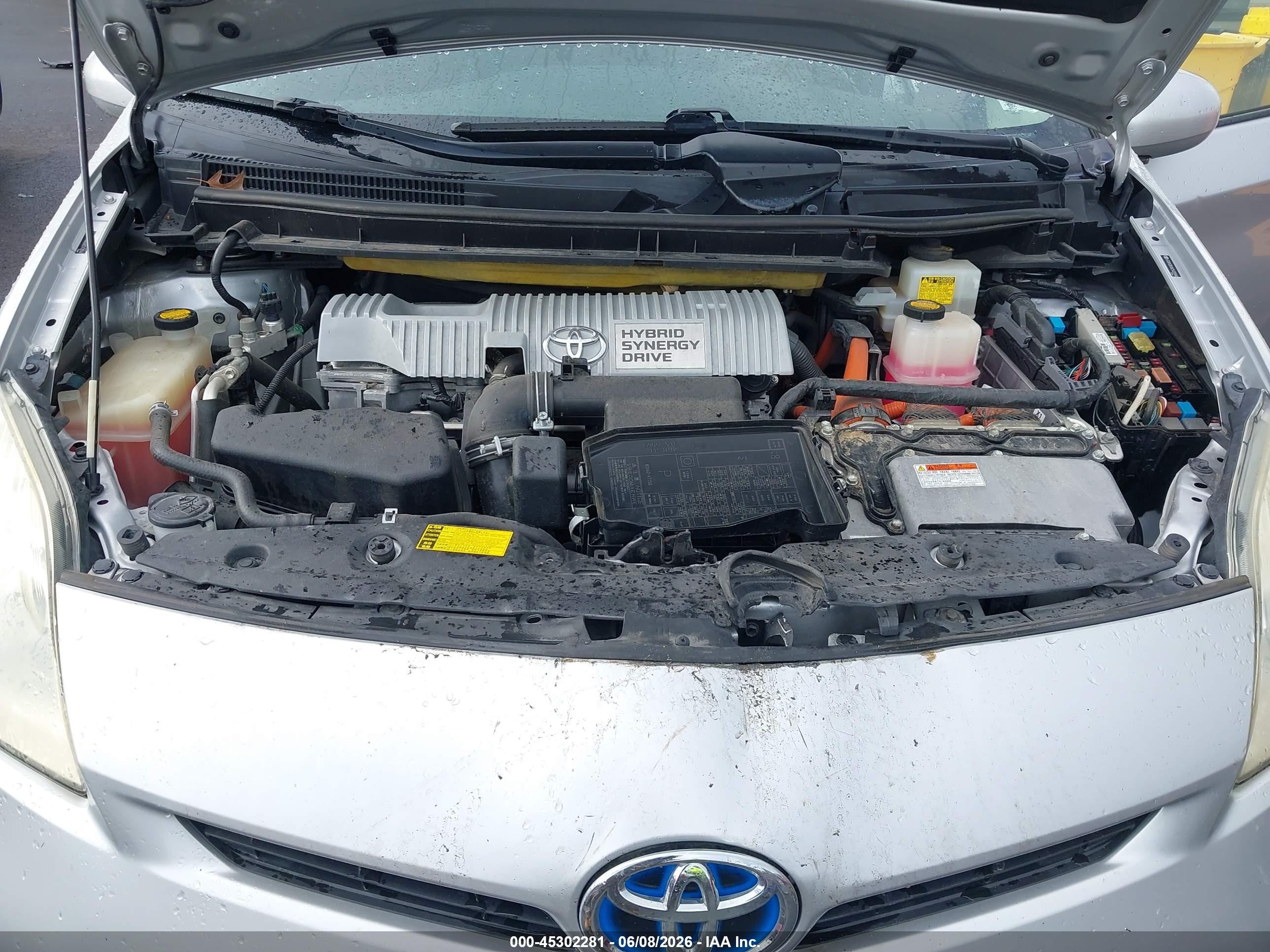 2012 Toyota Prius Two Silver vin: JTDKN3DU6C5420944
