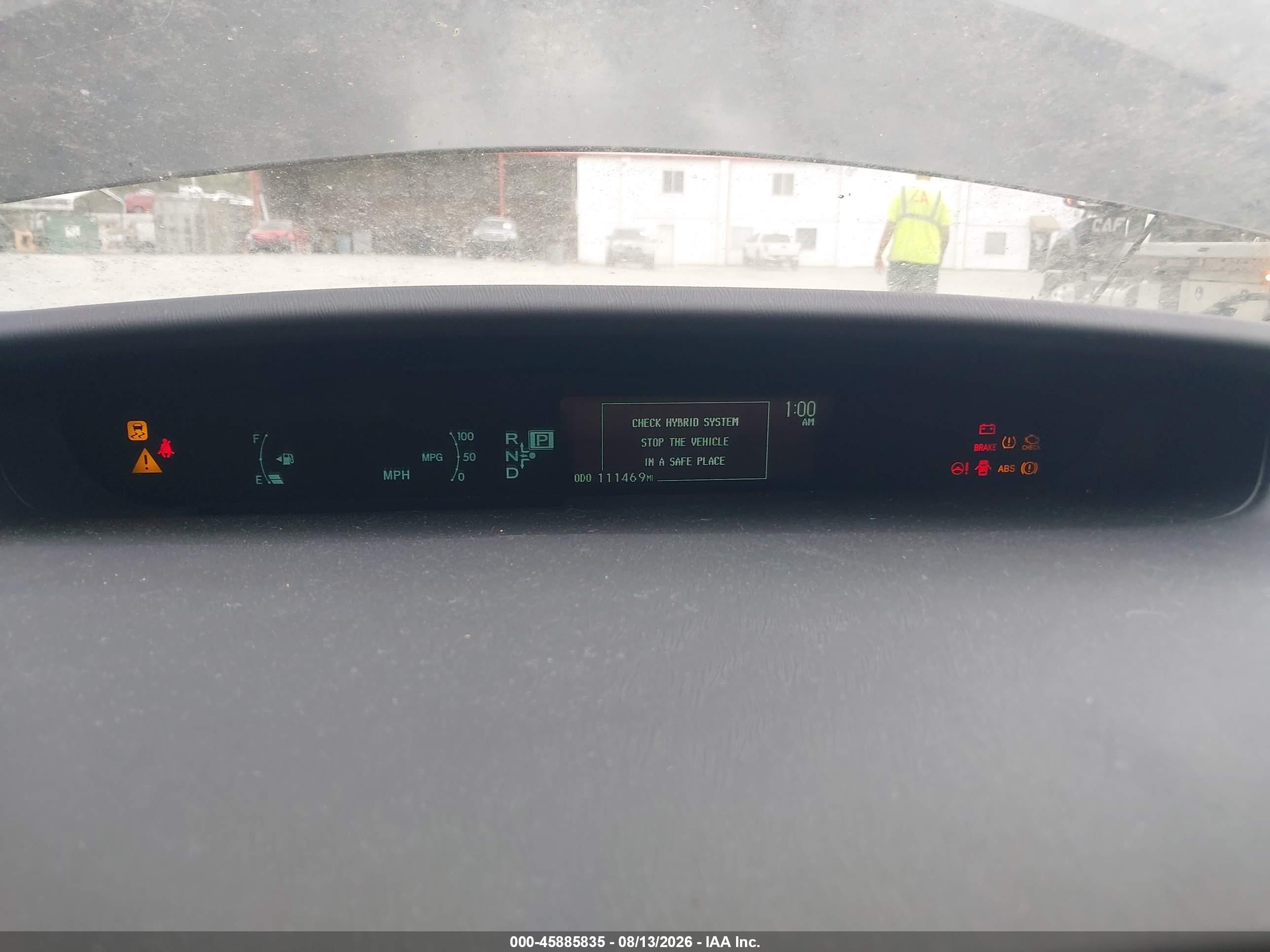 2012 Toyota Prius Two Черный vin: JTDKN3DU6C5425366