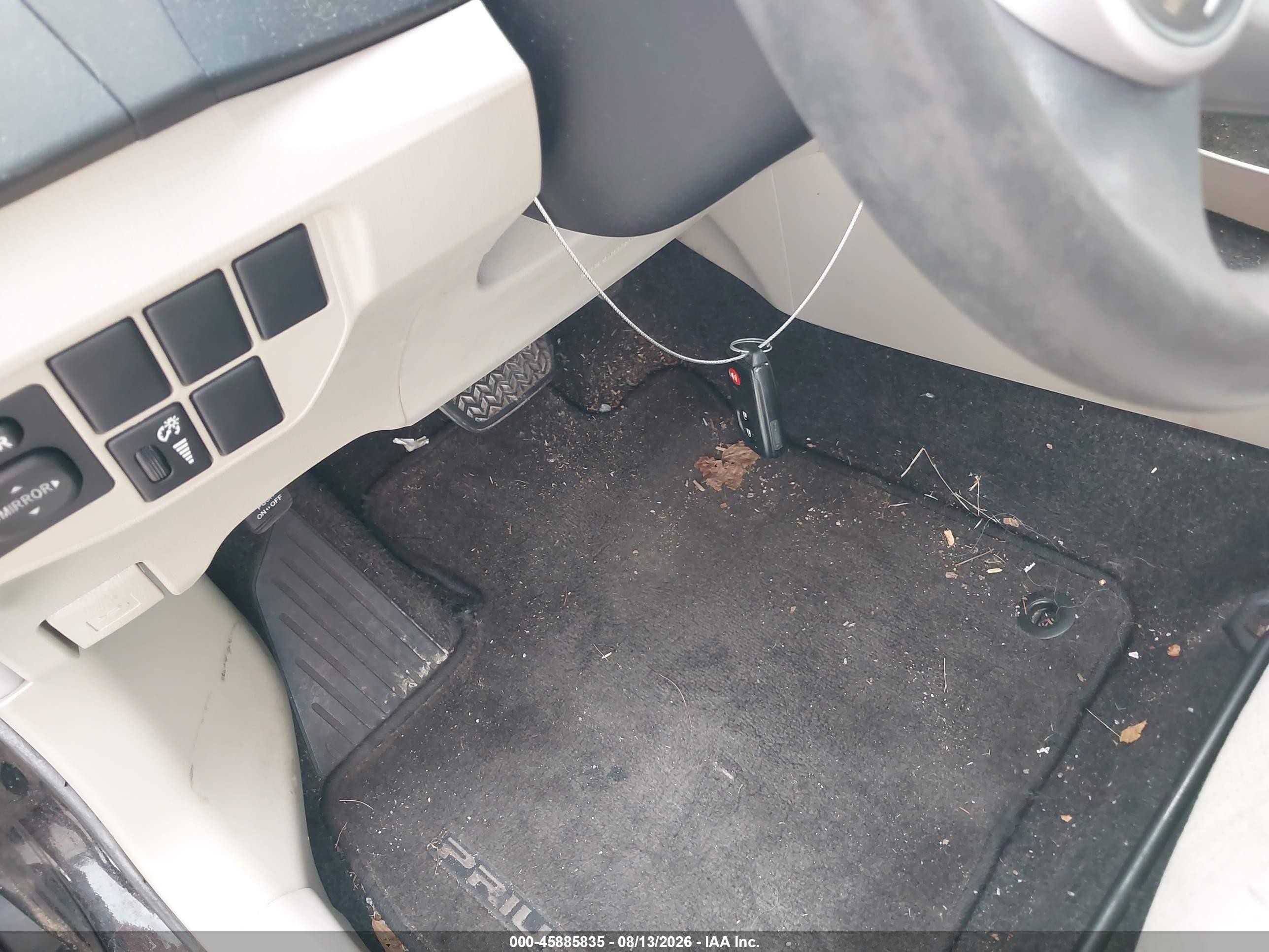 2012 Toyota Prius Two Черный vin: JTDKN3DU6C5425366