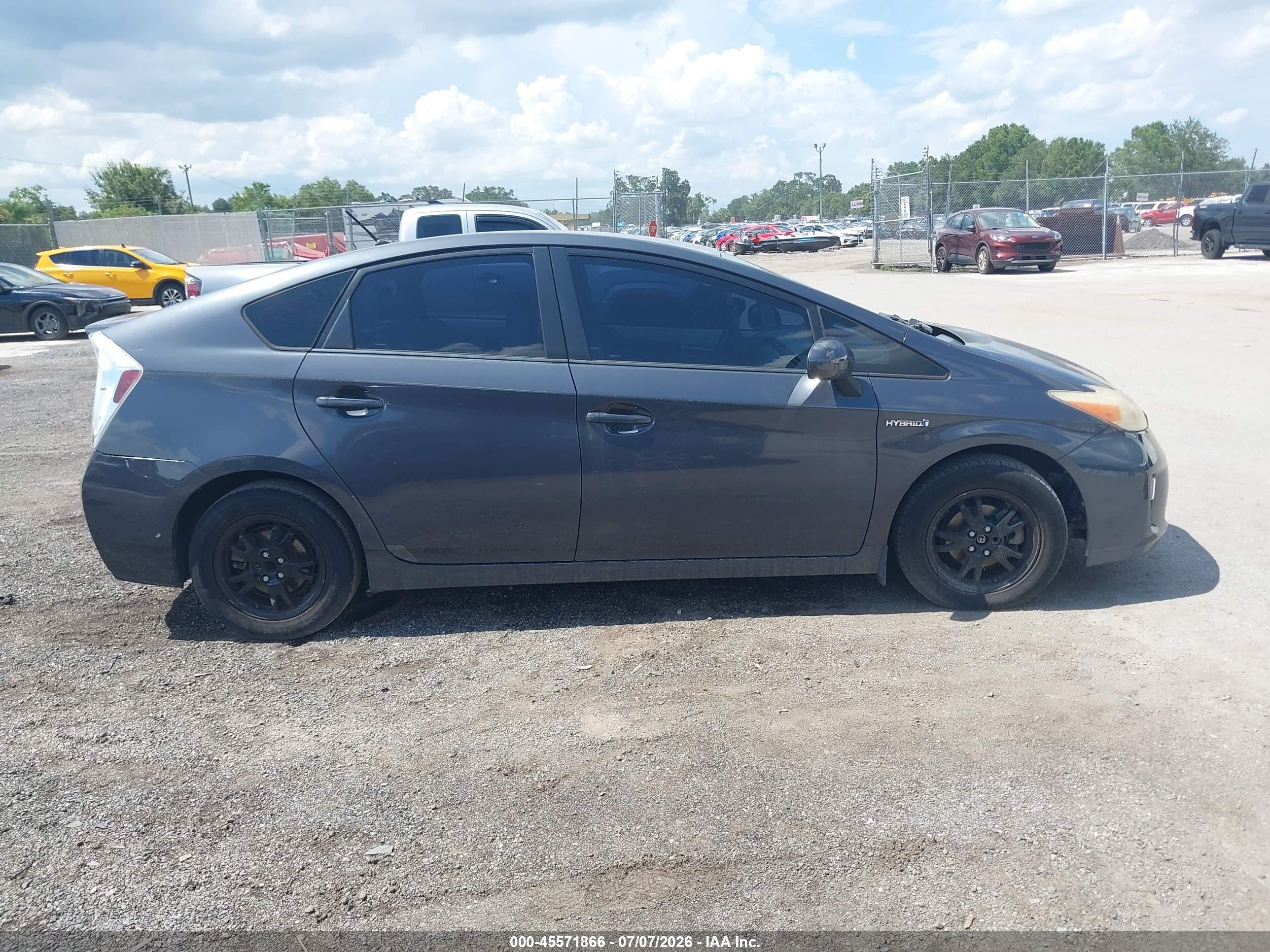2012 Toyota Prius Two Gray vin: JTDKN3DU6C5430941