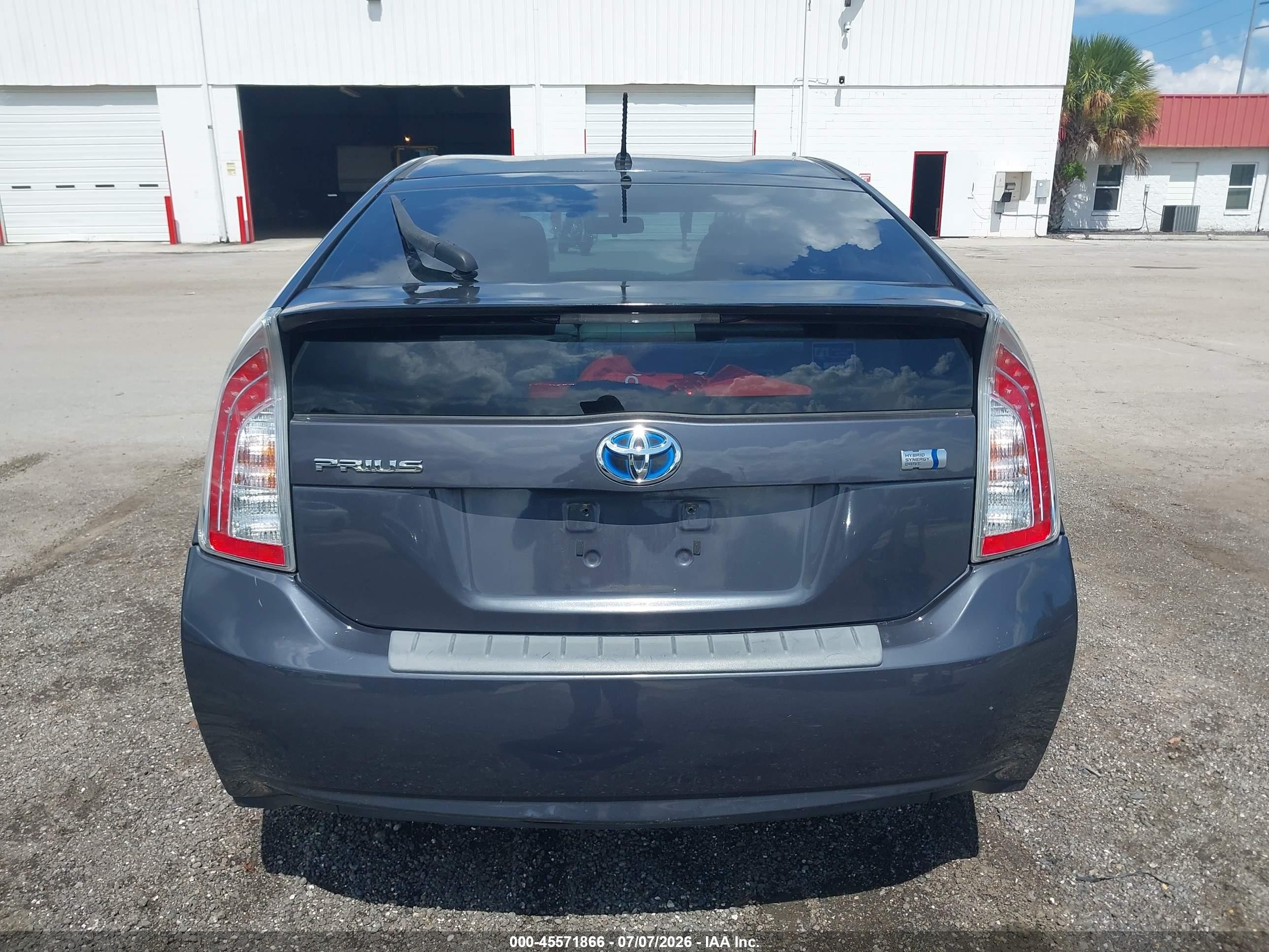 2012 Toyota Prius Two Gray vin: JTDKN3DU6C5430941