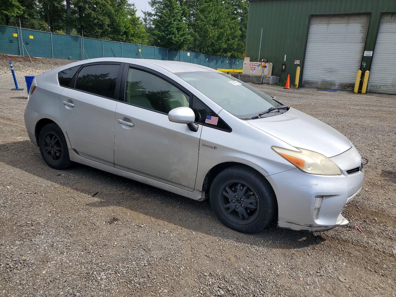 2012 Toyota Prius Two Silver vin: JTDKN3DU6C5440725