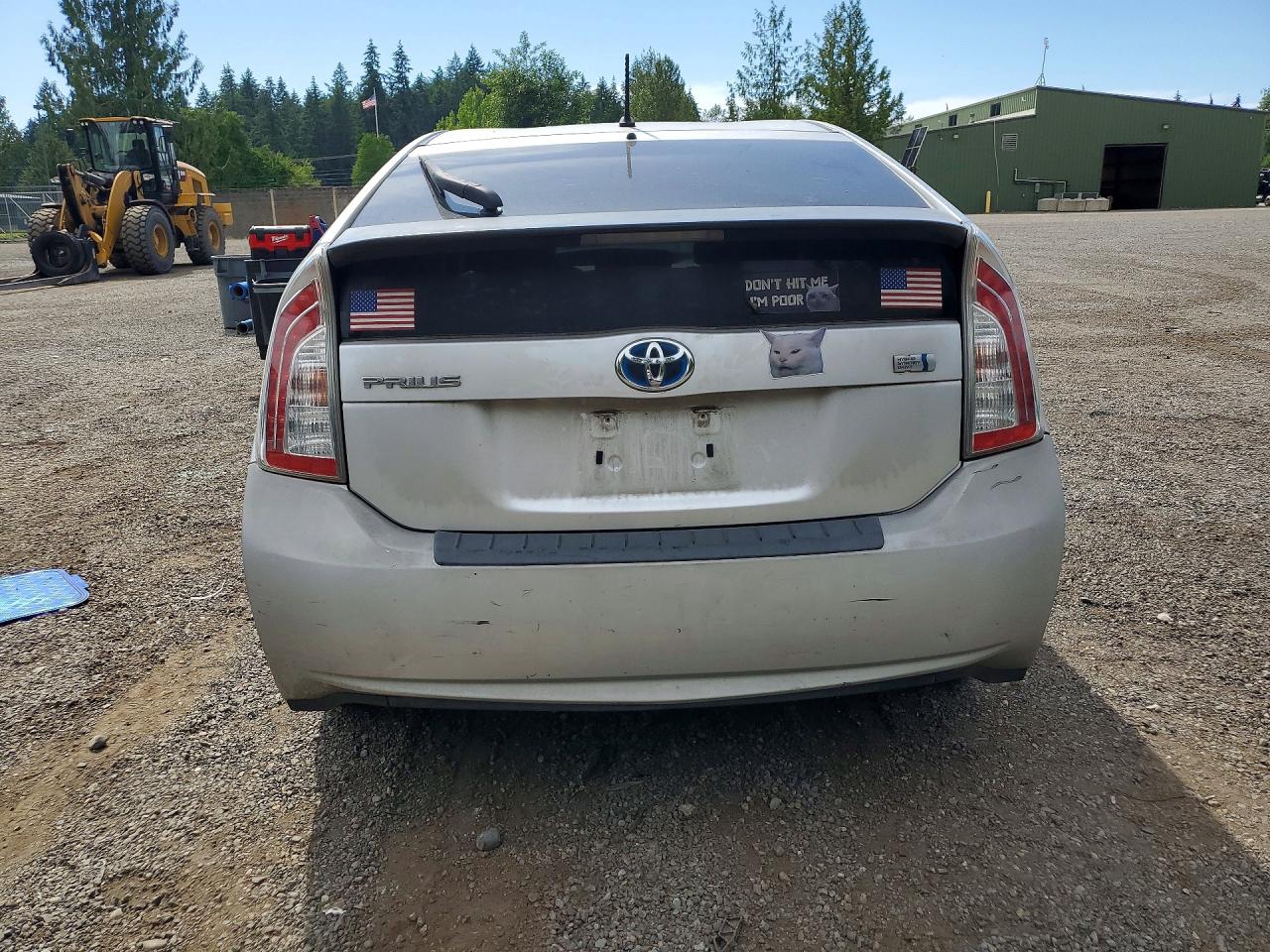 2012 Toyota Prius Two Silver vin: JTDKN3DU6C5440725