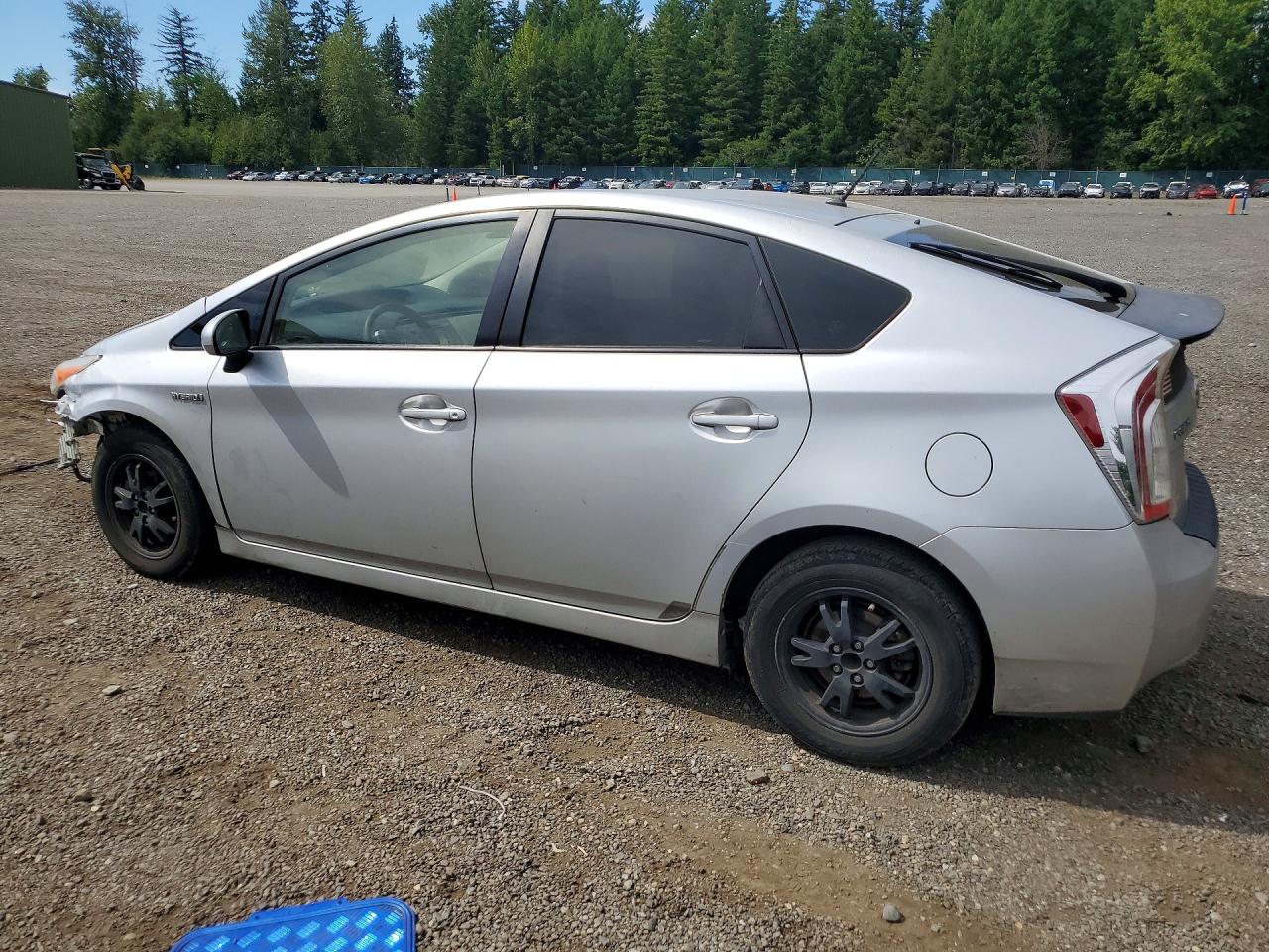 2012 Toyota Prius Two Silver vin: JTDKN3DU6C5440725