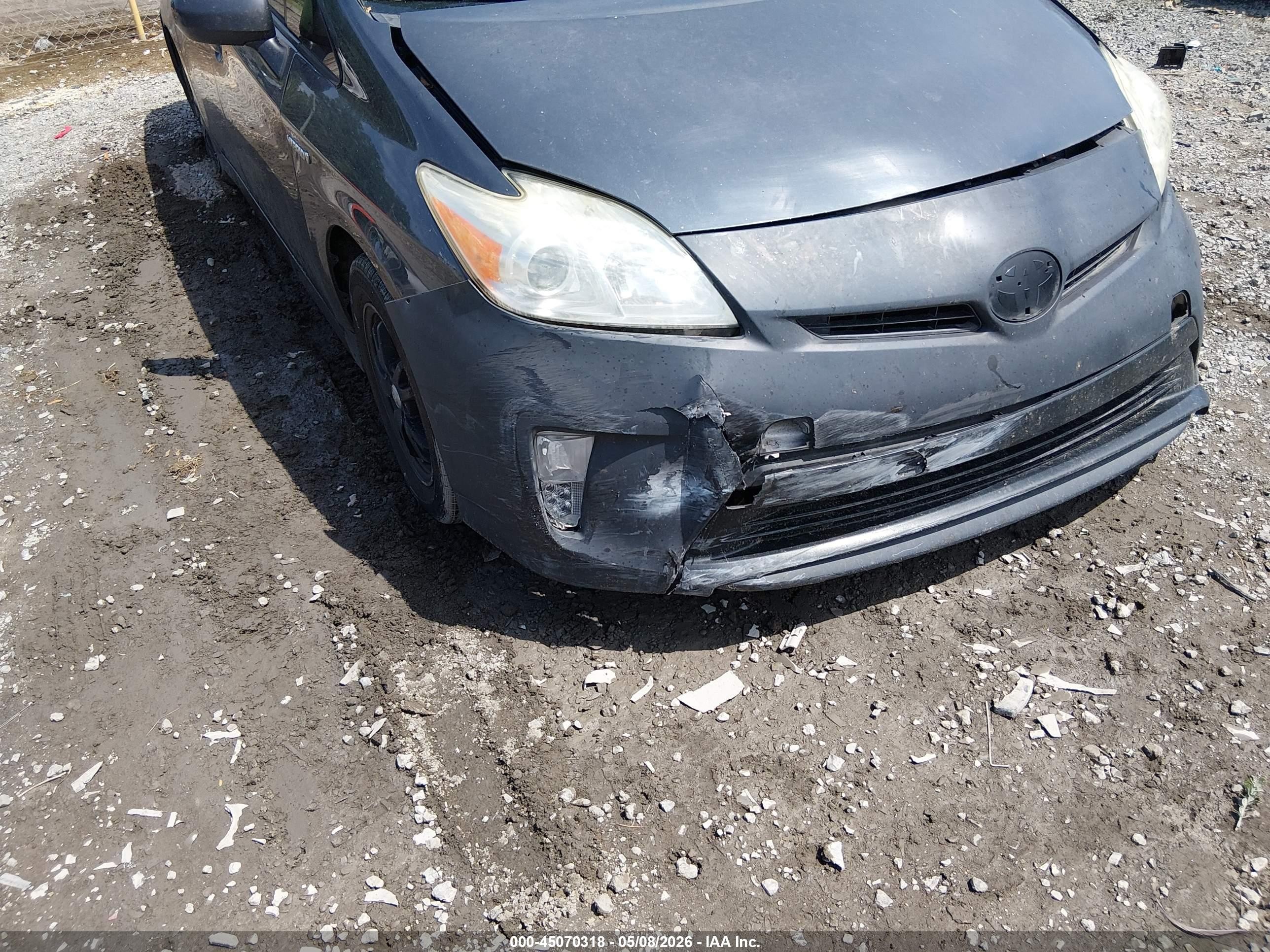 2012 Toyota Prius Two Синий vin: JTDKN3DU6C5440854