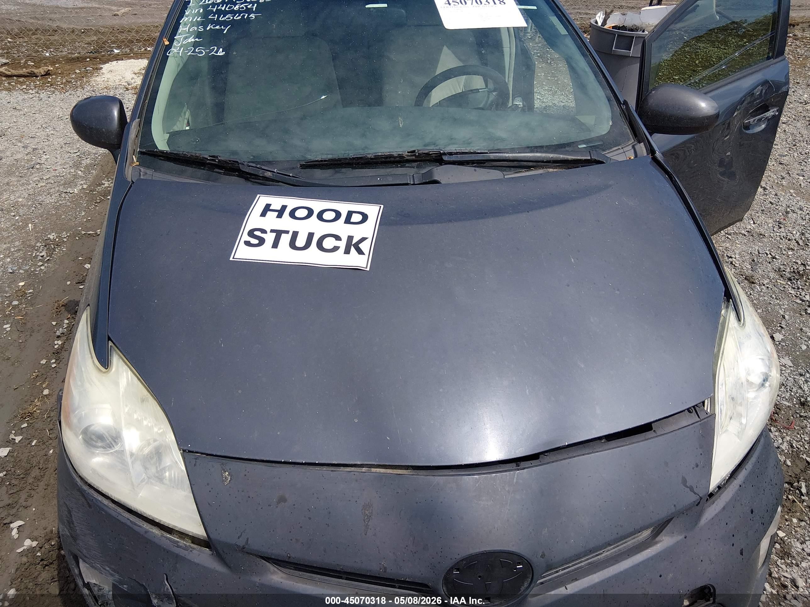 2012 Toyota Prius Two Синий vin: JTDKN3DU6C5440854