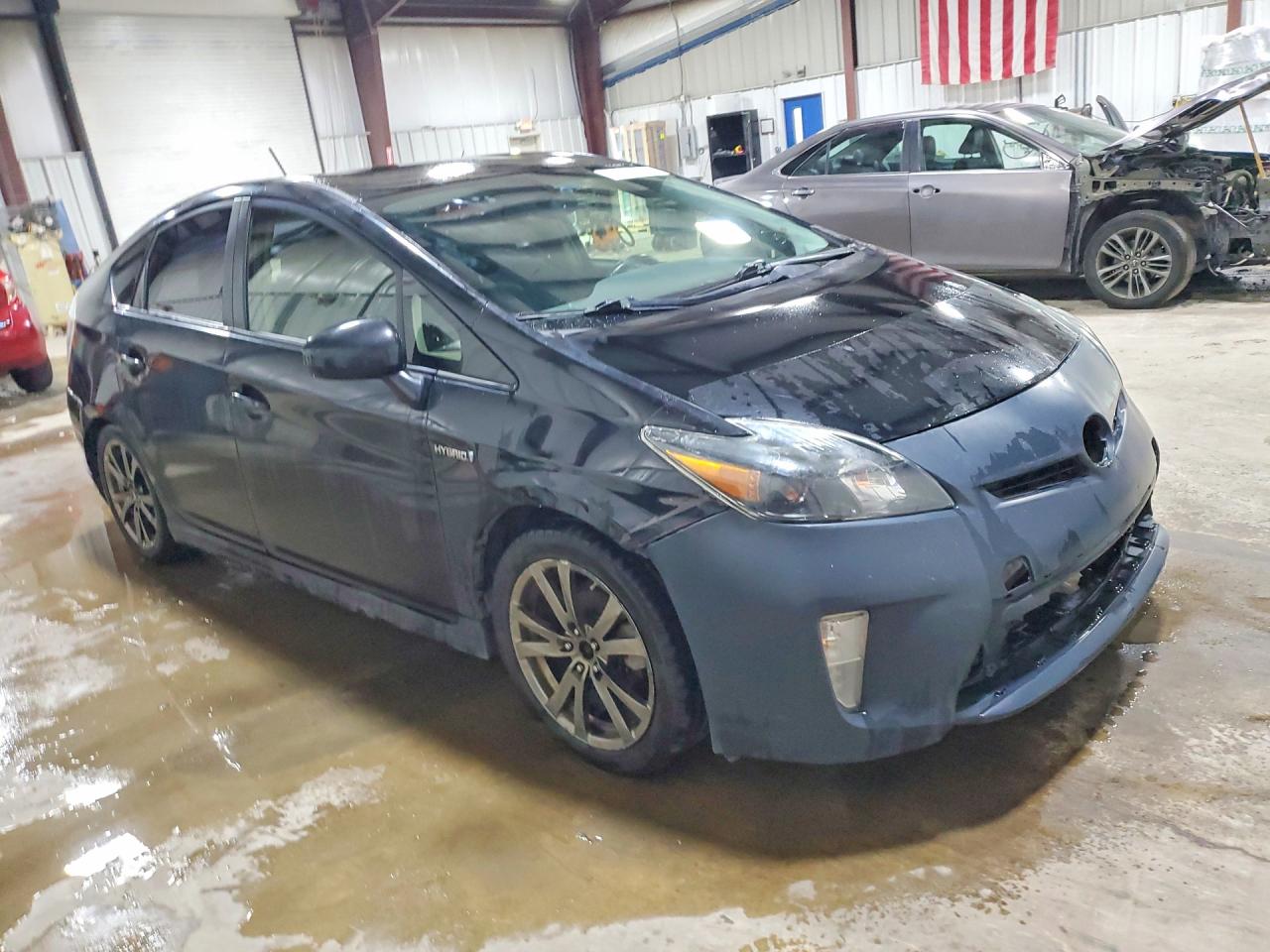 2012 Toyota Prius Five Black vin: JTDKN3DU6C5447383