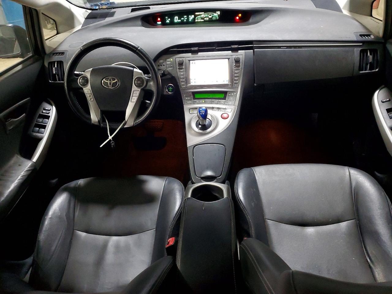 2012 Toyota Prius Five Black vin: JTDKN3DU6C5447383
