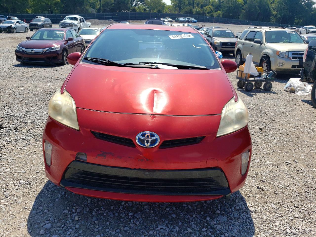 2012 Toyota Prius Two Red vin: JTDKN3DU6C5464488