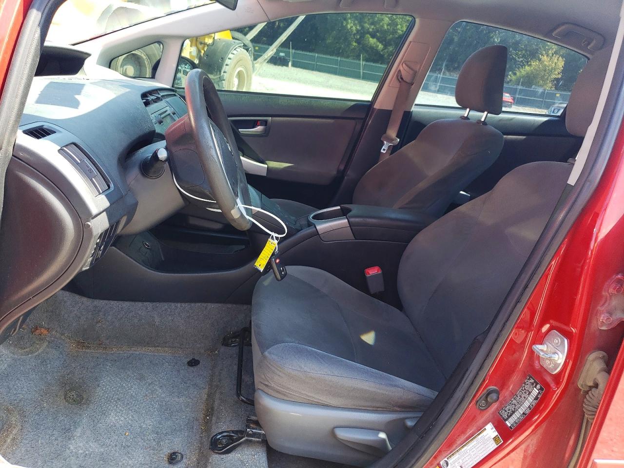 2012 Toyota Prius Two Red vin: JTDKN3DU6C5464488