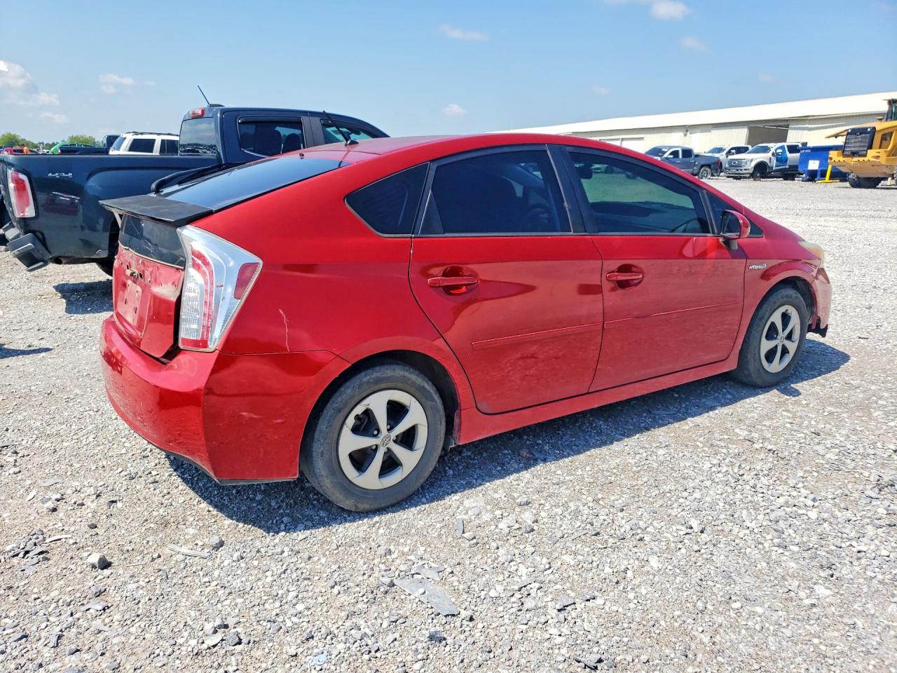 2012 Toyota Prius Two Red vin: JTDKN3DU6C5464488