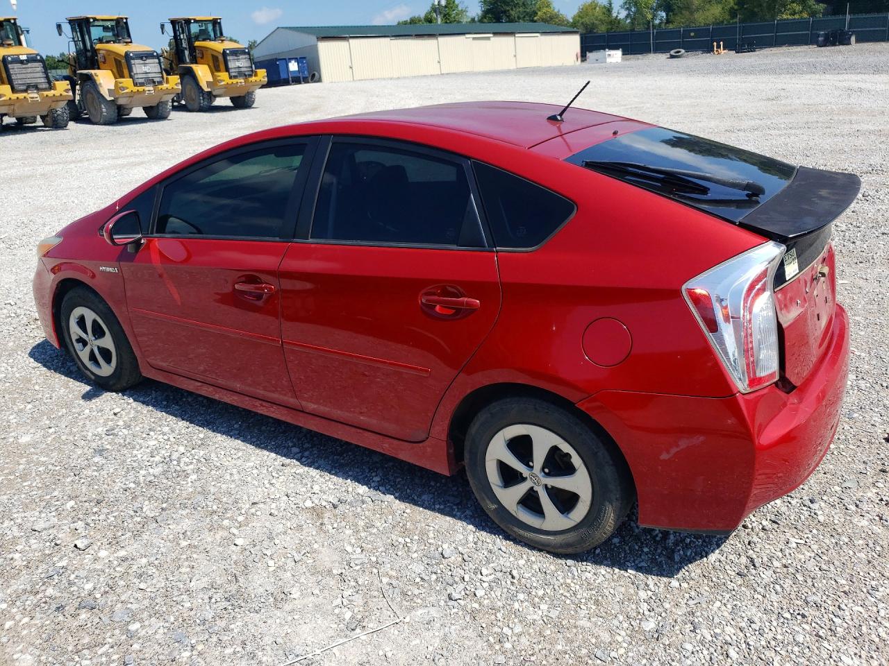 2012 Toyota Prius Two Red vin: JTDKN3DU6C5464488