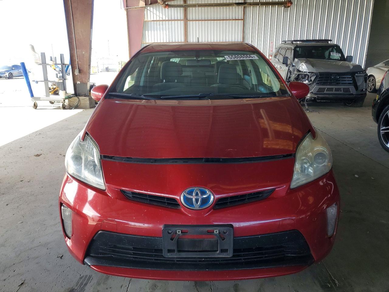 2012 Toyota Prius Three Red vin: JTDKN3DU6C5504729