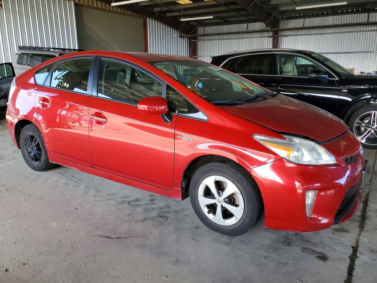 2012 Toyota Prius Three Red vin: JTDKN3DU6C5504729