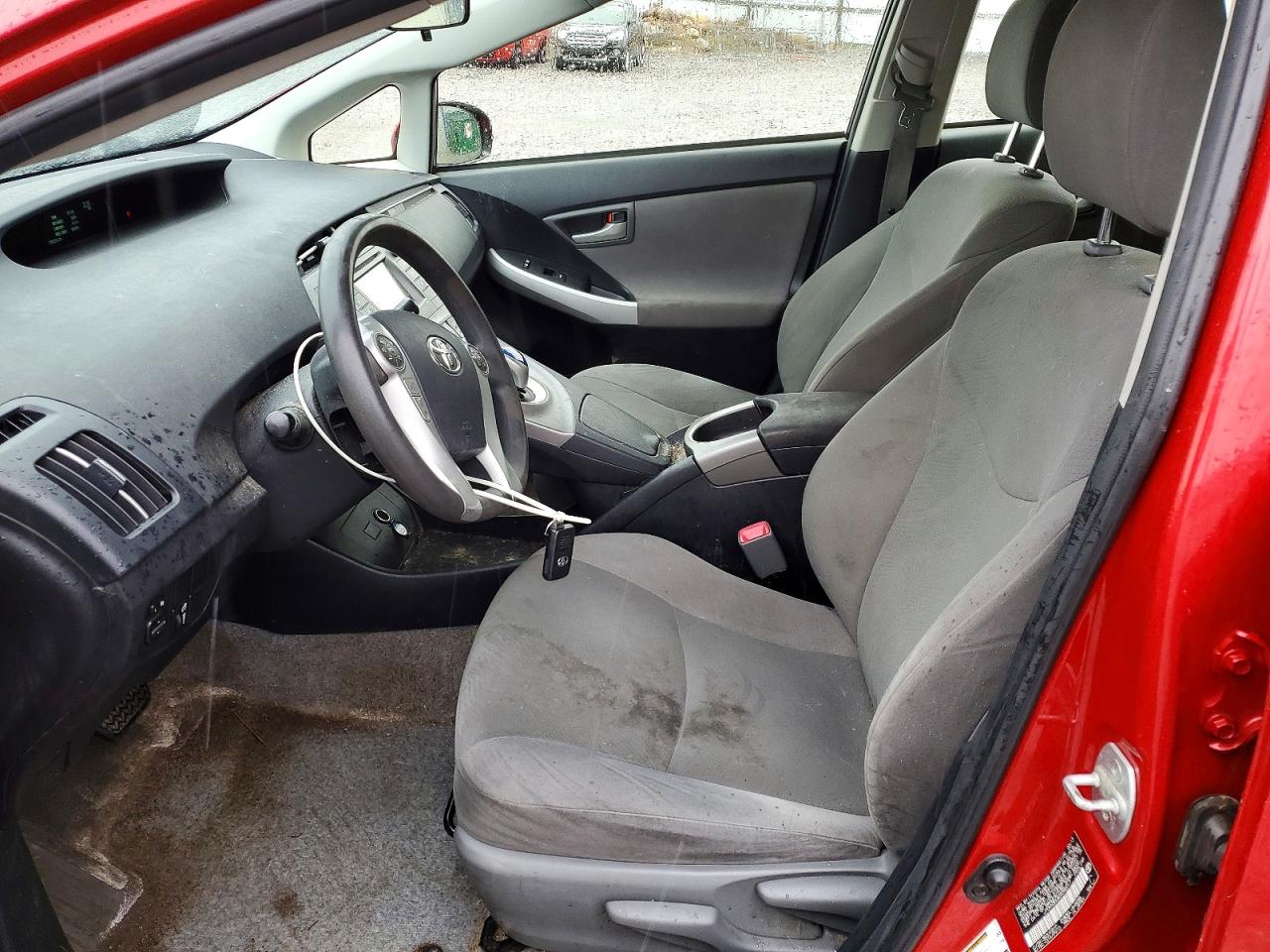 2013 Toyota Prius Three Red vin: JTDKN3DU6D0342017