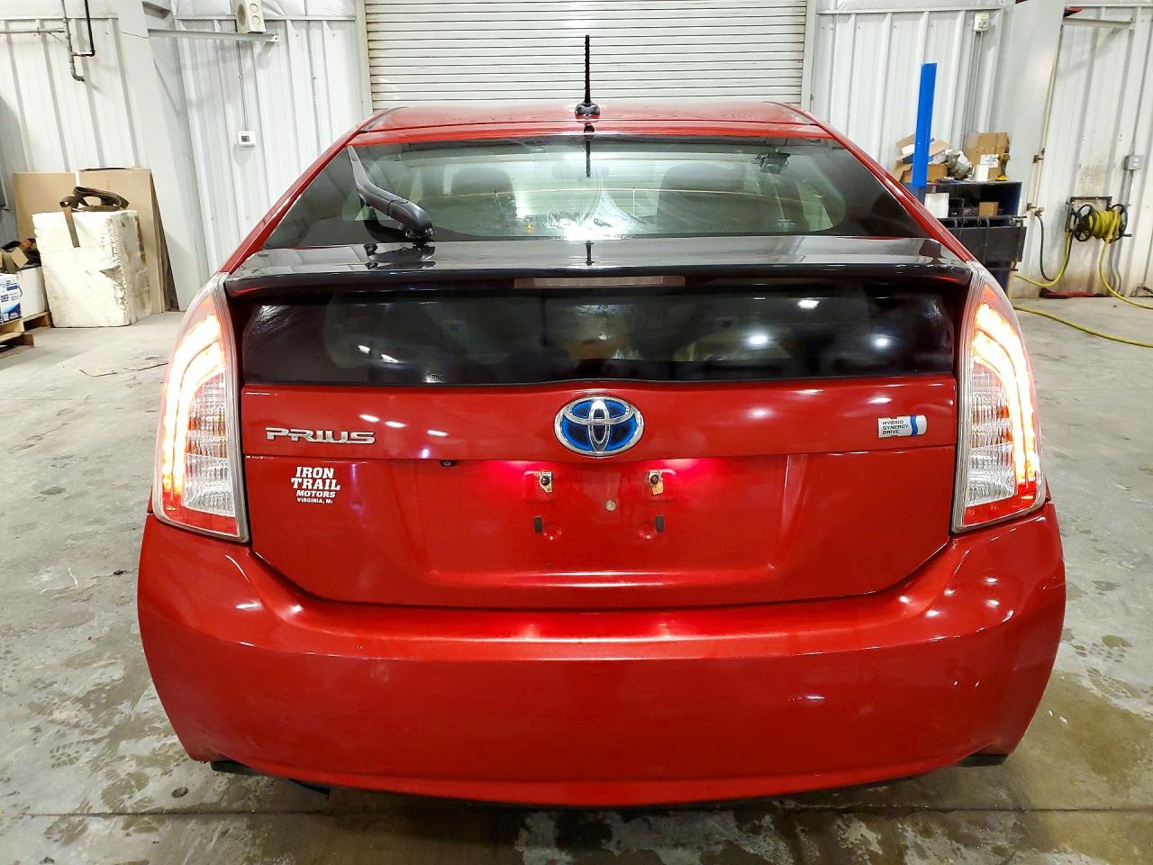 2013 Toyota Prius Three Red vin: JTDKN3DU6D0342017