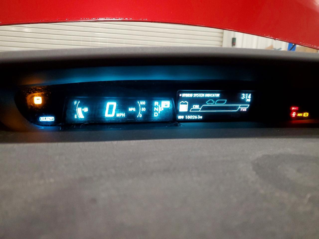 2013 Toyota Prius Three Red vin: JTDKN3DU6D0342017