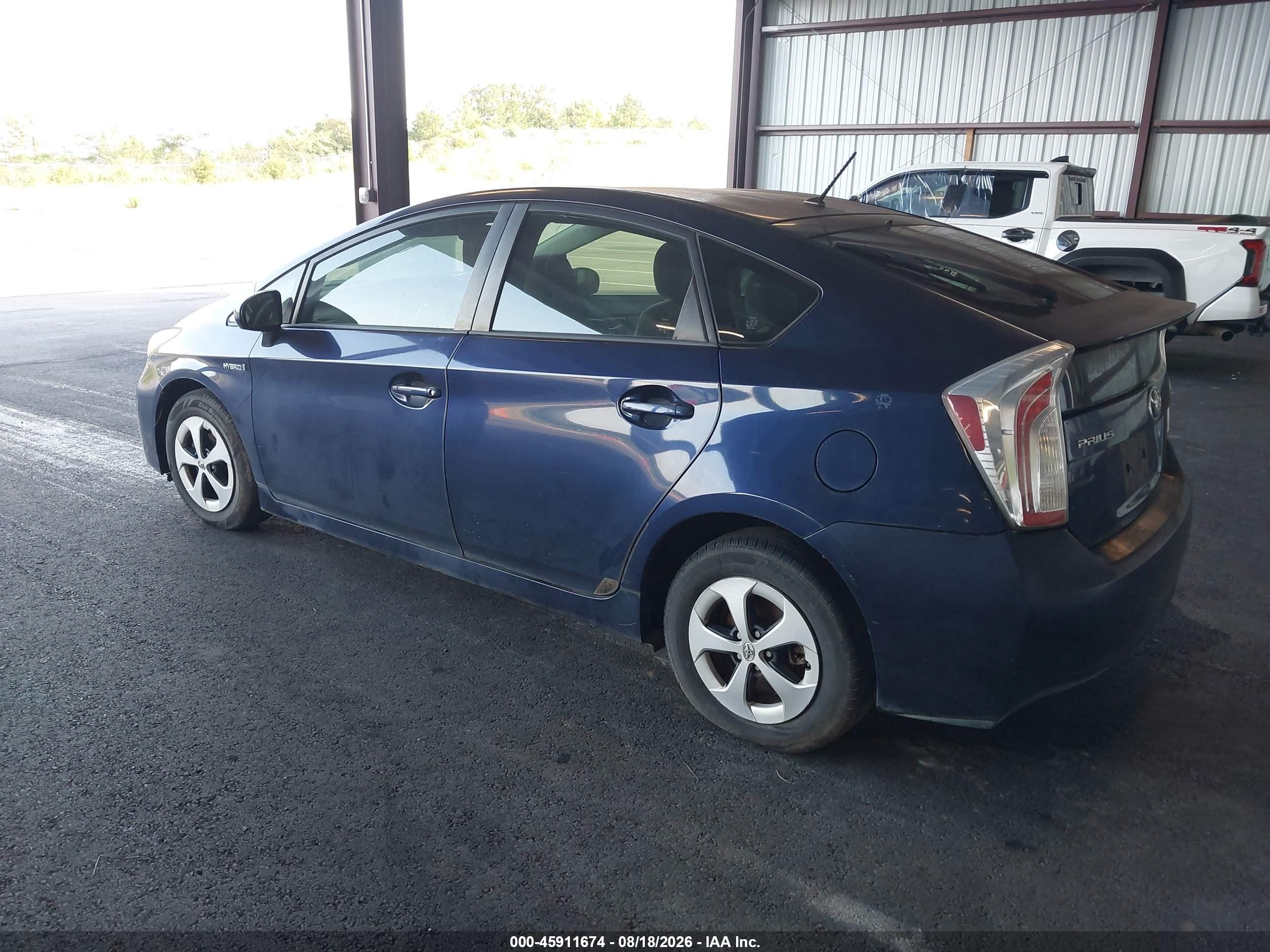 2013 Toyota Prius Two Blue vin: JTDKN3DU6D0351736
