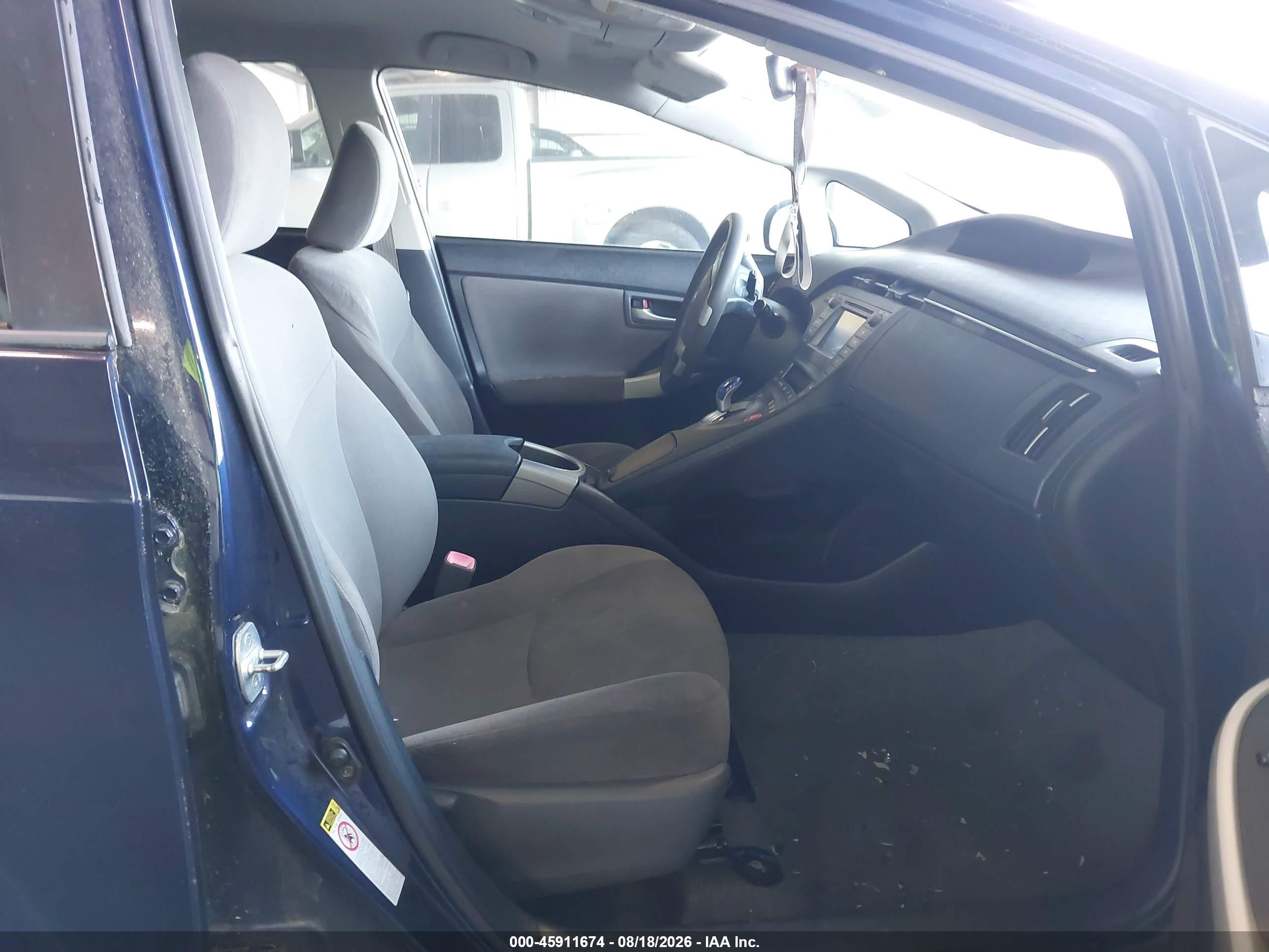 2013 Toyota Prius Two Blue vin: JTDKN3DU6D0351736