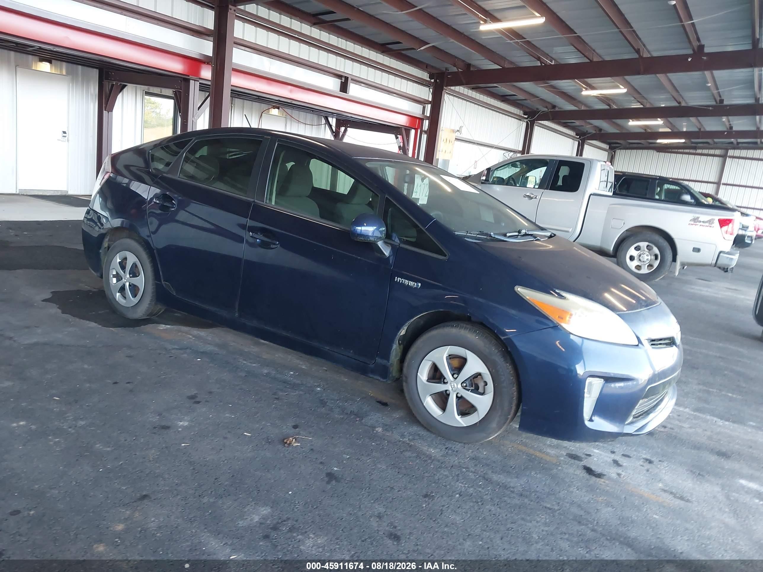 2013 Toyota Prius Two Синий vin: JTDKN3DU6D0351736