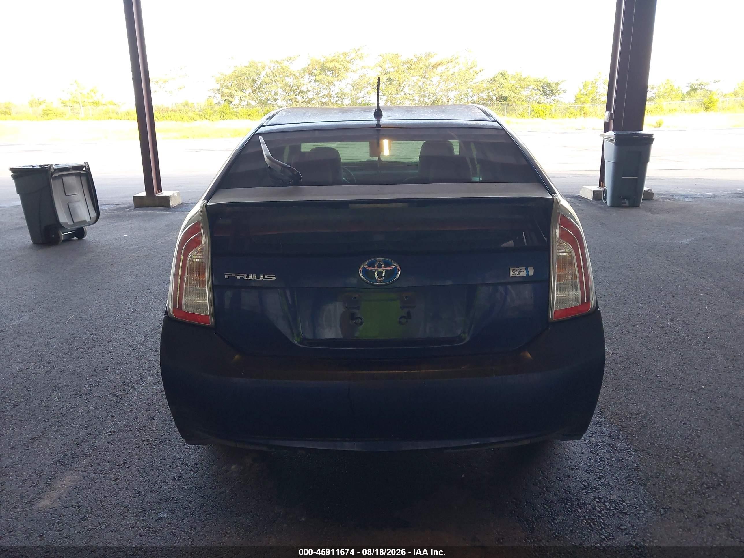 2013 Toyota Prius Two Blue vin: JTDKN3DU6D0351736