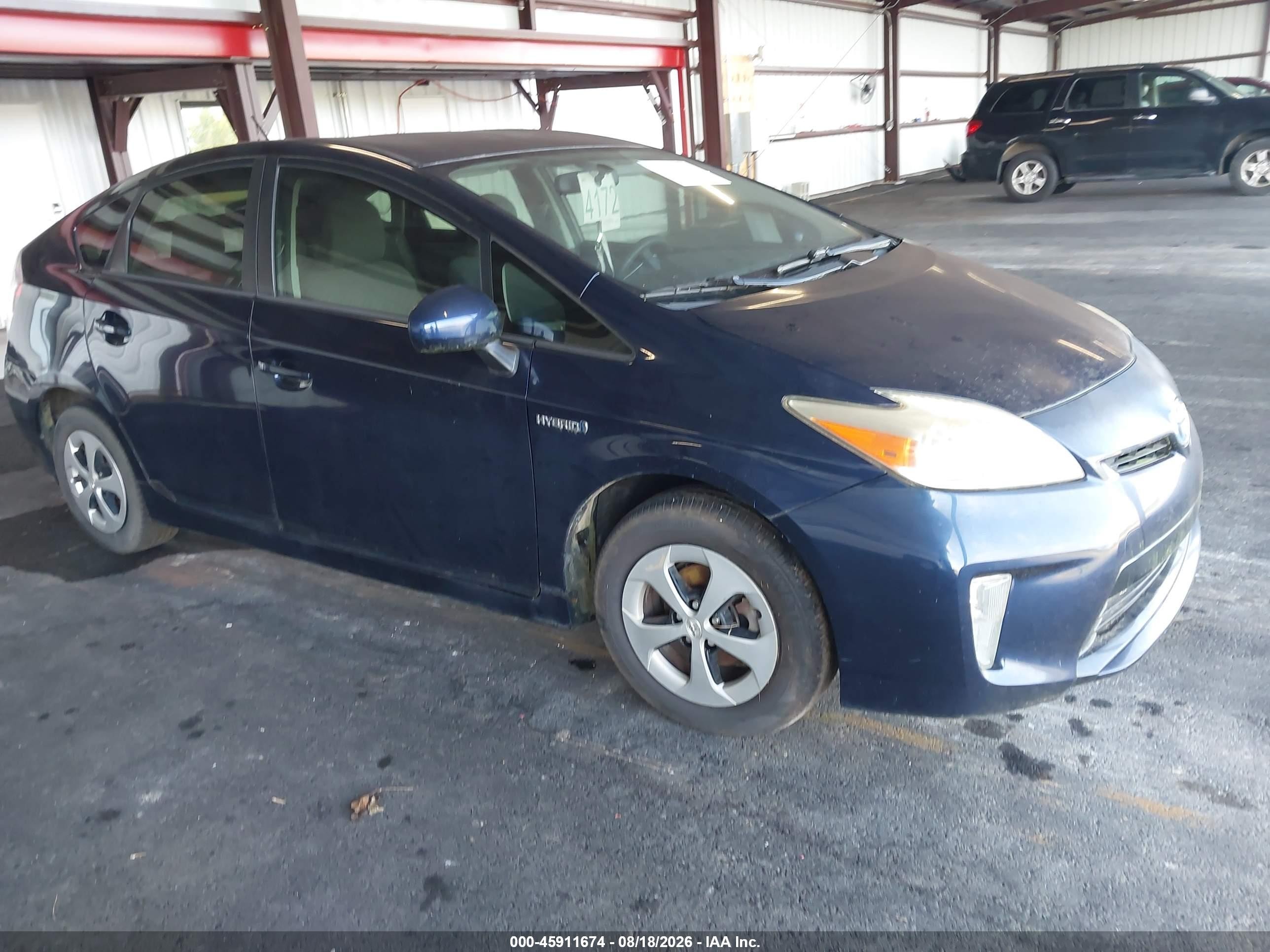 2013 Toyota Prius Two Blue vin: JTDKN3DU6D0351736