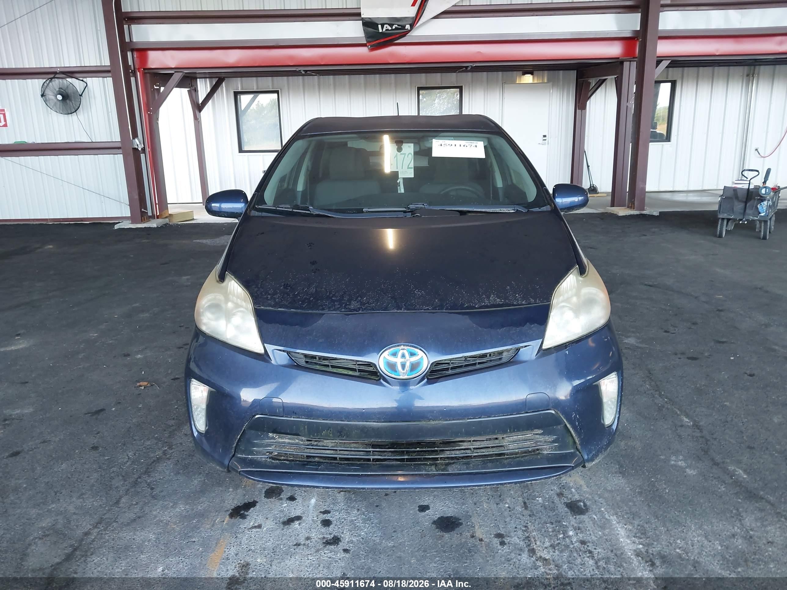 2013 Toyota Prius Two Blue vin: JTDKN3DU6D0351736