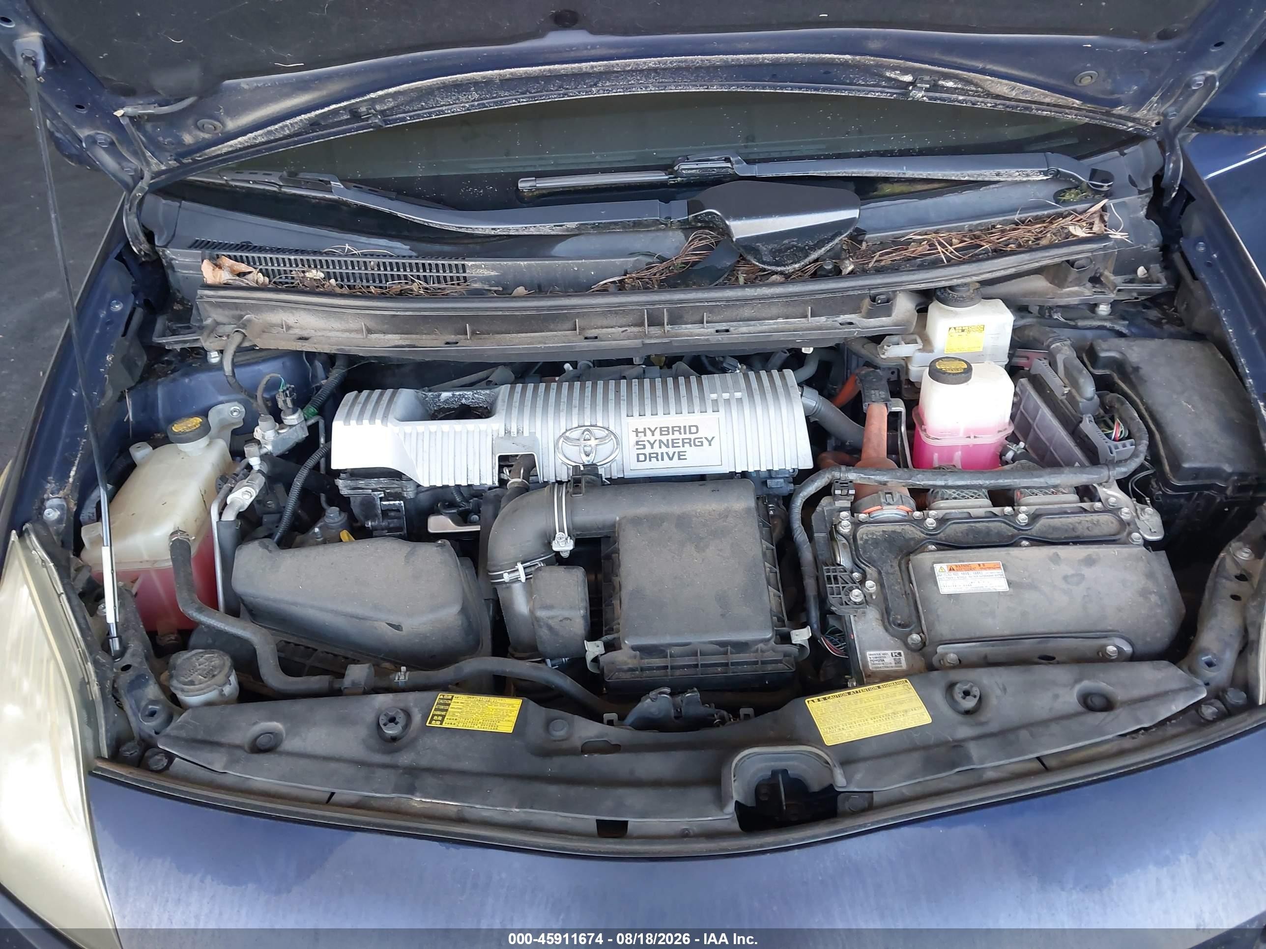 2013 Toyota Prius Two Blue vin: JTDKN3DU6D0351736