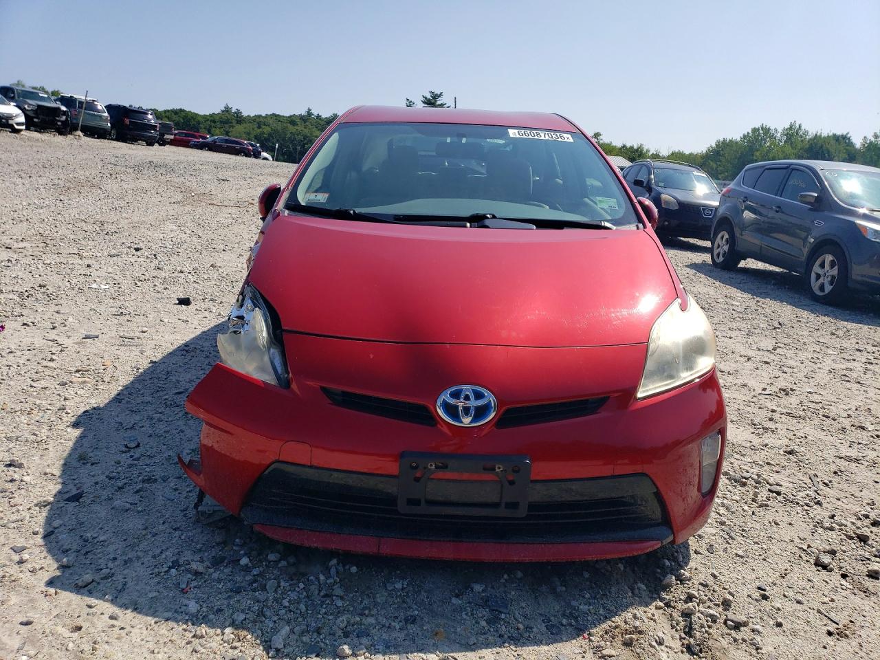 2013 Toyota Prius Two Red vin: JTDKN3DU6D0352028