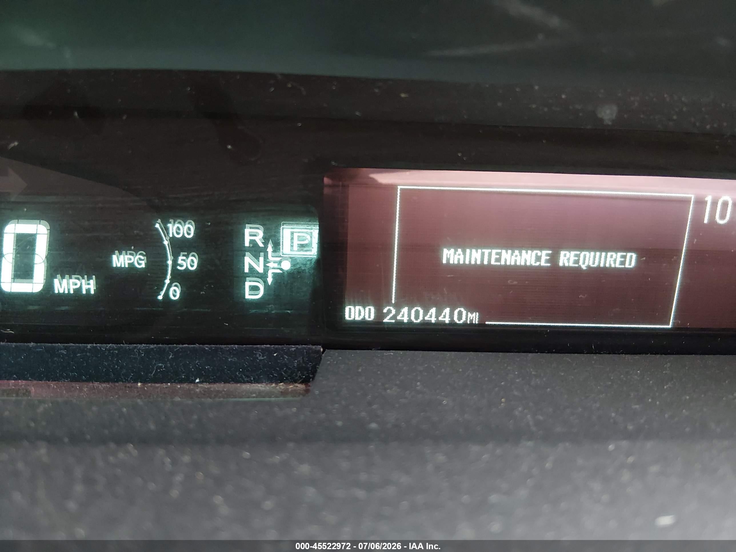 2013 Toyota Prius Two Dark Blue vin: JTDKN3DU6D0352711