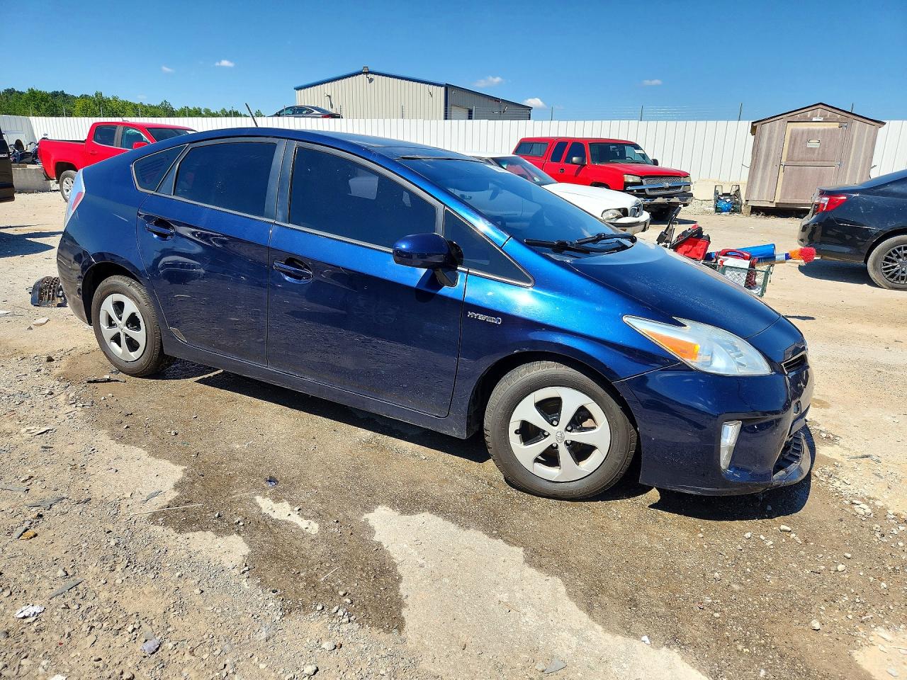 2013 Toyota Prius Four Blue vin: JTDKN3DU6D1615998