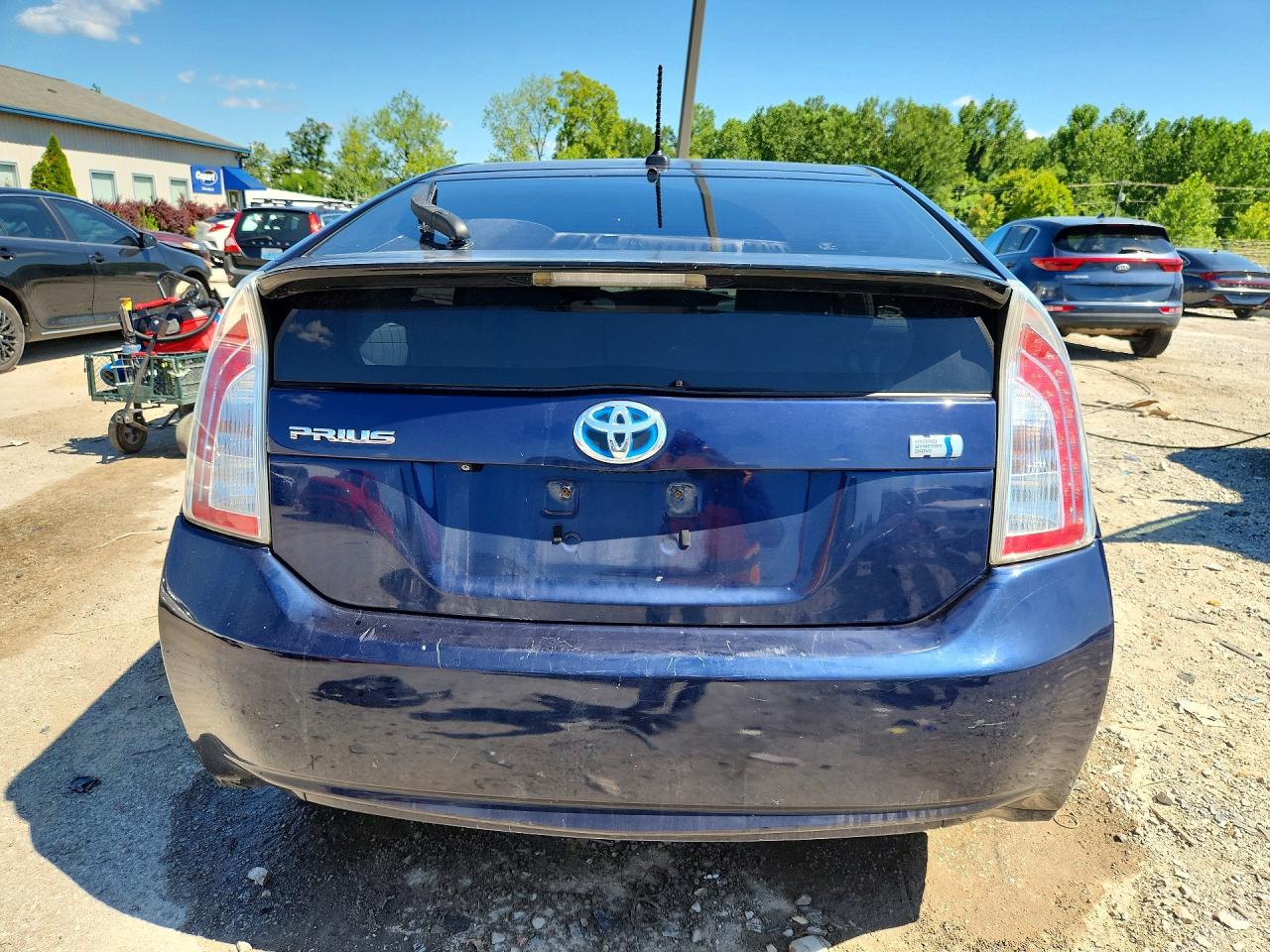 2013 Toyota Prius Four Blue vin: JTDKN3DU6D1615998