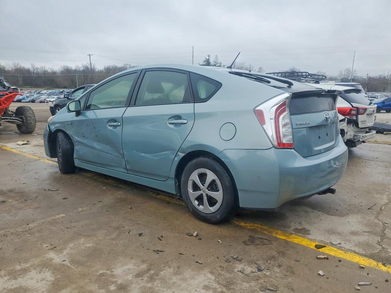 2013 Toyota Prius Two Бирюзовый vin: JTDKN3DU6D1637127