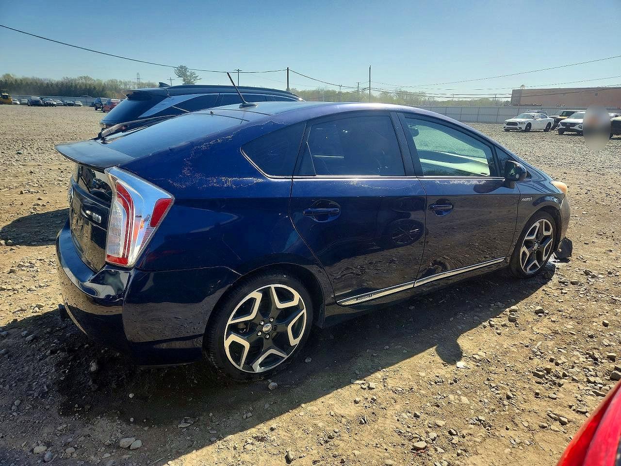 2013 Toyota Prius Five Blue vin: JTDKN3DU6D1659175