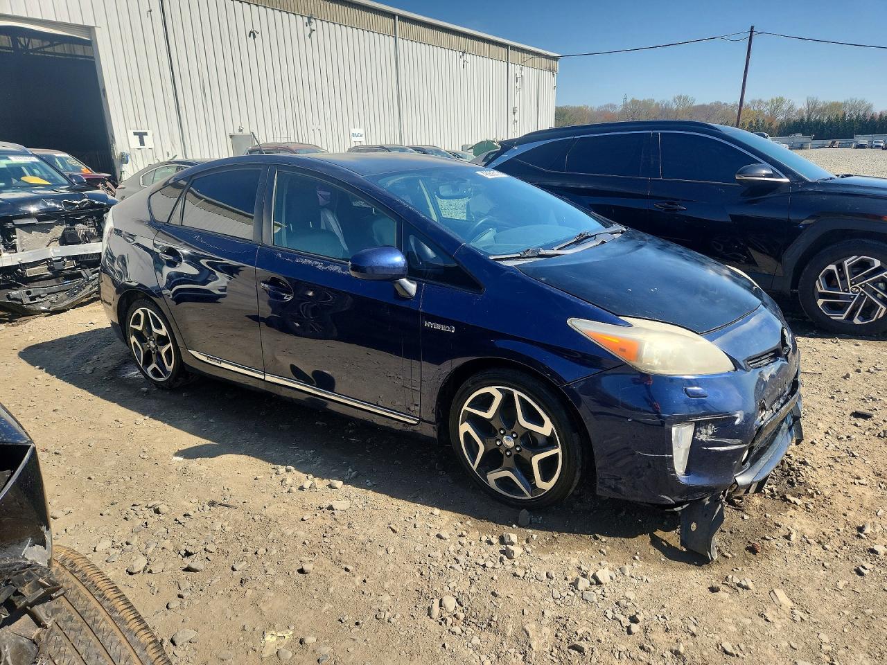 2013 Toyota Prius Five Blue vin: JTDKN3DU6D1659175