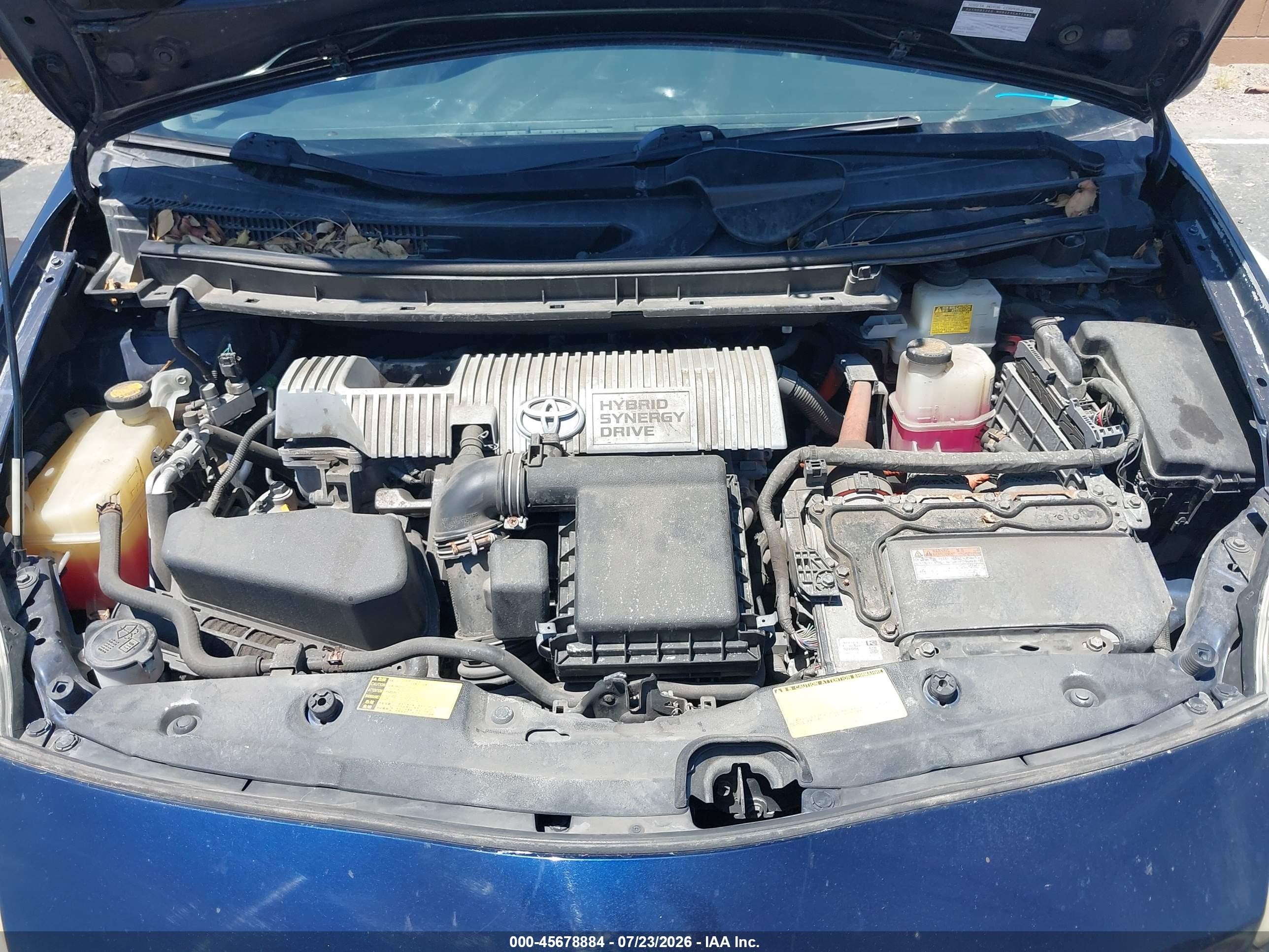2013 Toyota Prius Three Blue vin: JTDKN3DU6D1663808