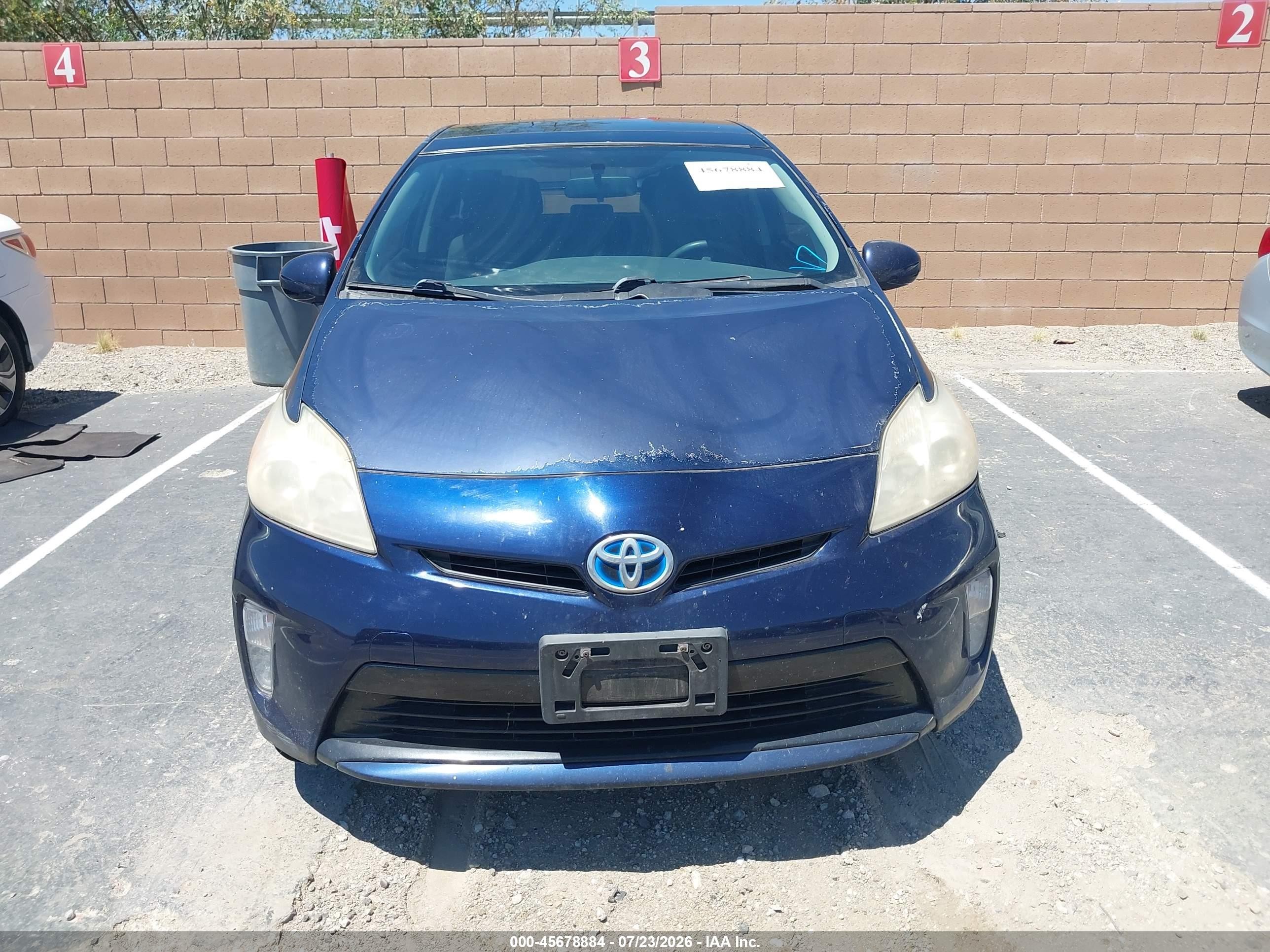 2013 Toyota Prius Three Blue vin: JTDKN3DU6D1663808