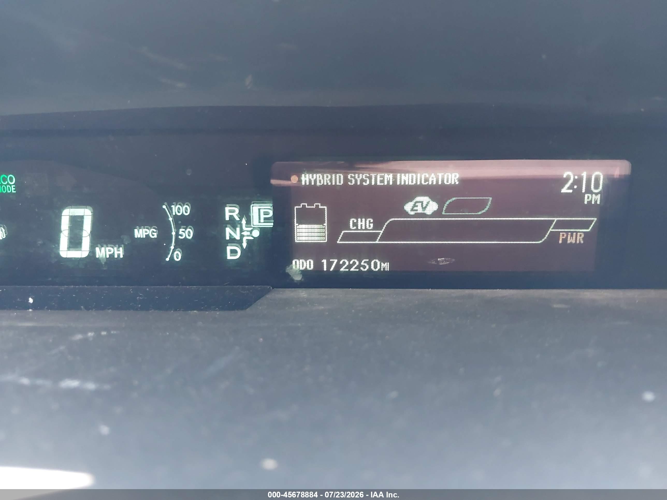 2013 Toyota Prius Three Blue vin: JTDKN3DU6D1663808